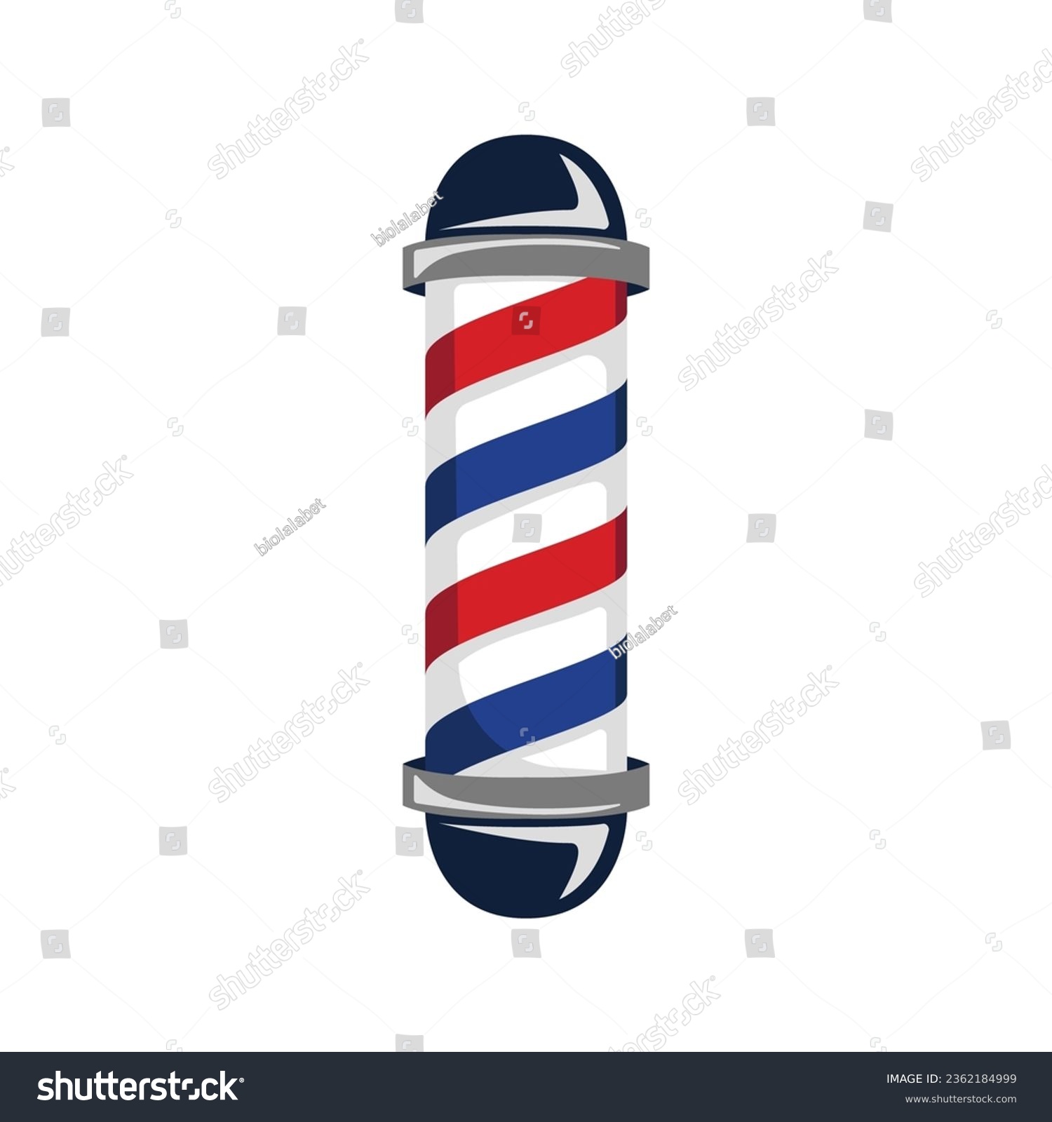 barber pole icon of color design vector template #2362184999