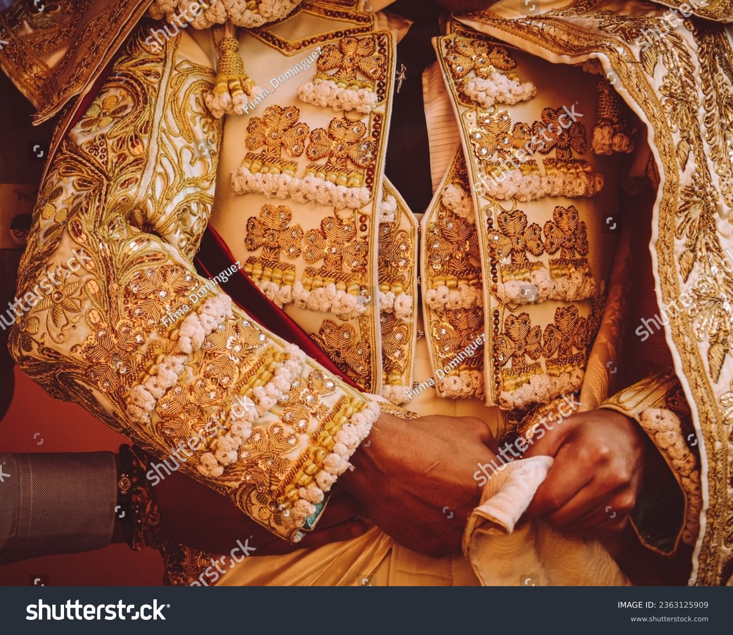 details of a bullfighter's costume of lights #2363125909