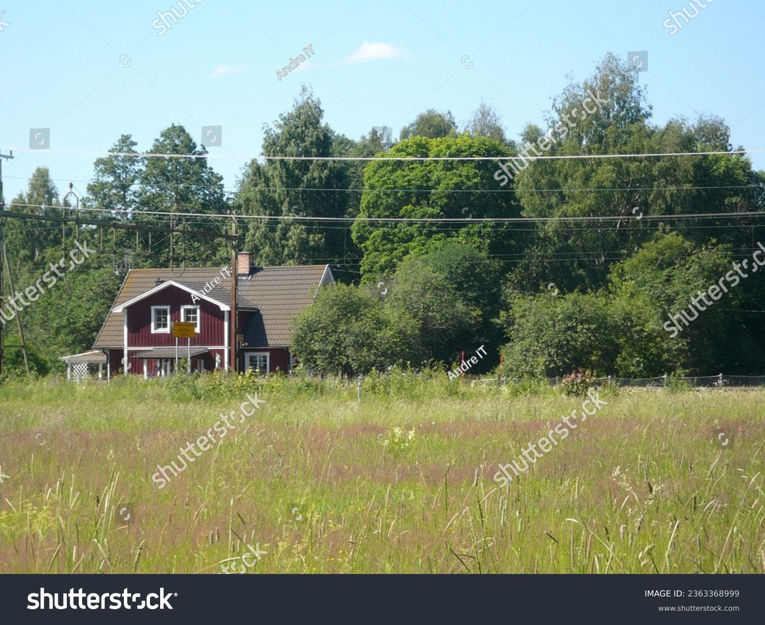 Swedish countryhouse at the forest limit #2363368999