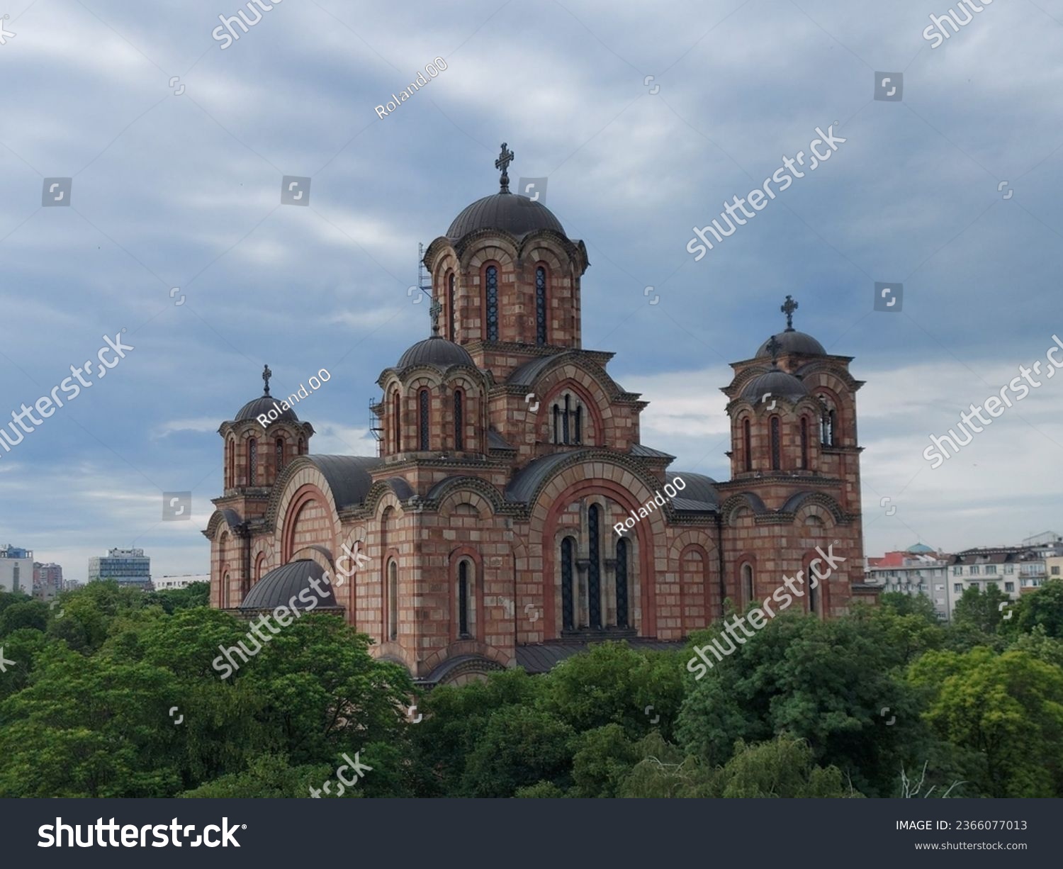 The 80-year-old church of St. Mark in Belgrade #2366077013