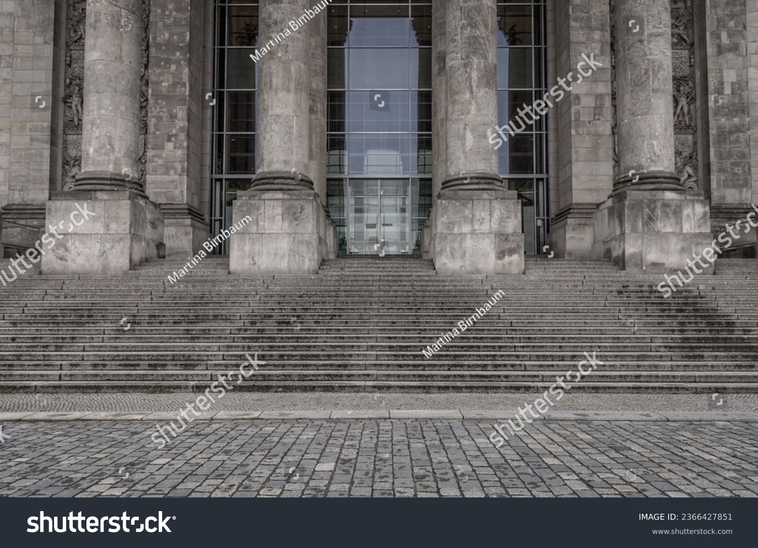 Entrance to the Reichstag building in Berlin, Germany #2366427851