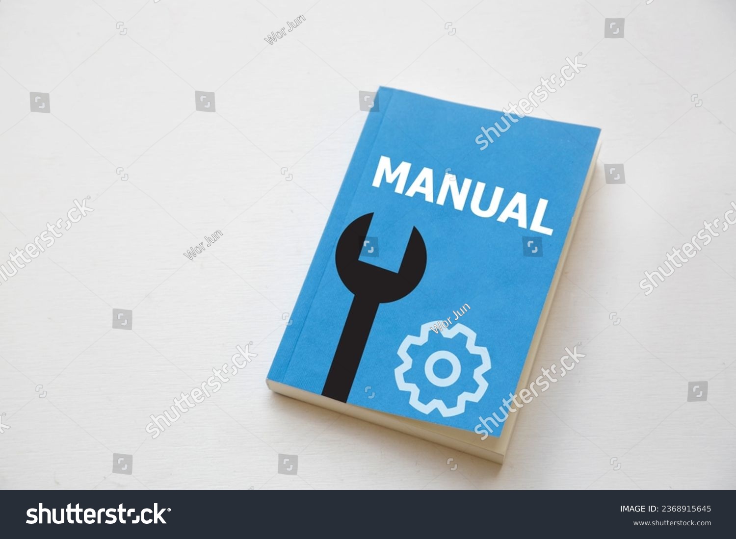 Instruction manual book cover; user guide book #2368915645