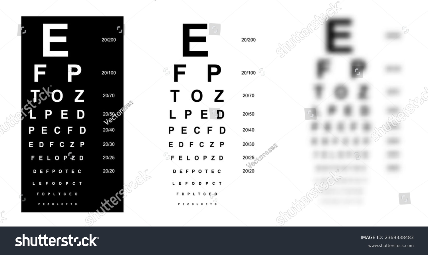 Snellen chart Eye Test medical illustration. - Royalty Free Stock ...