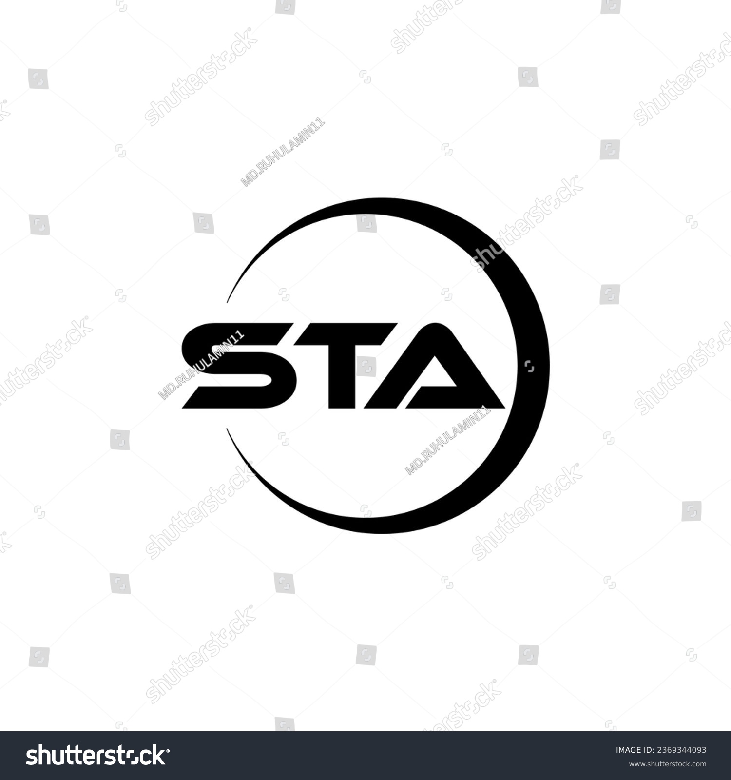 STA Letter Logo Design, Inspiration for a Unique Identity. Modern Elegance and Creative Design. Watermark Your Success with the Striking this Logo. #2369344093