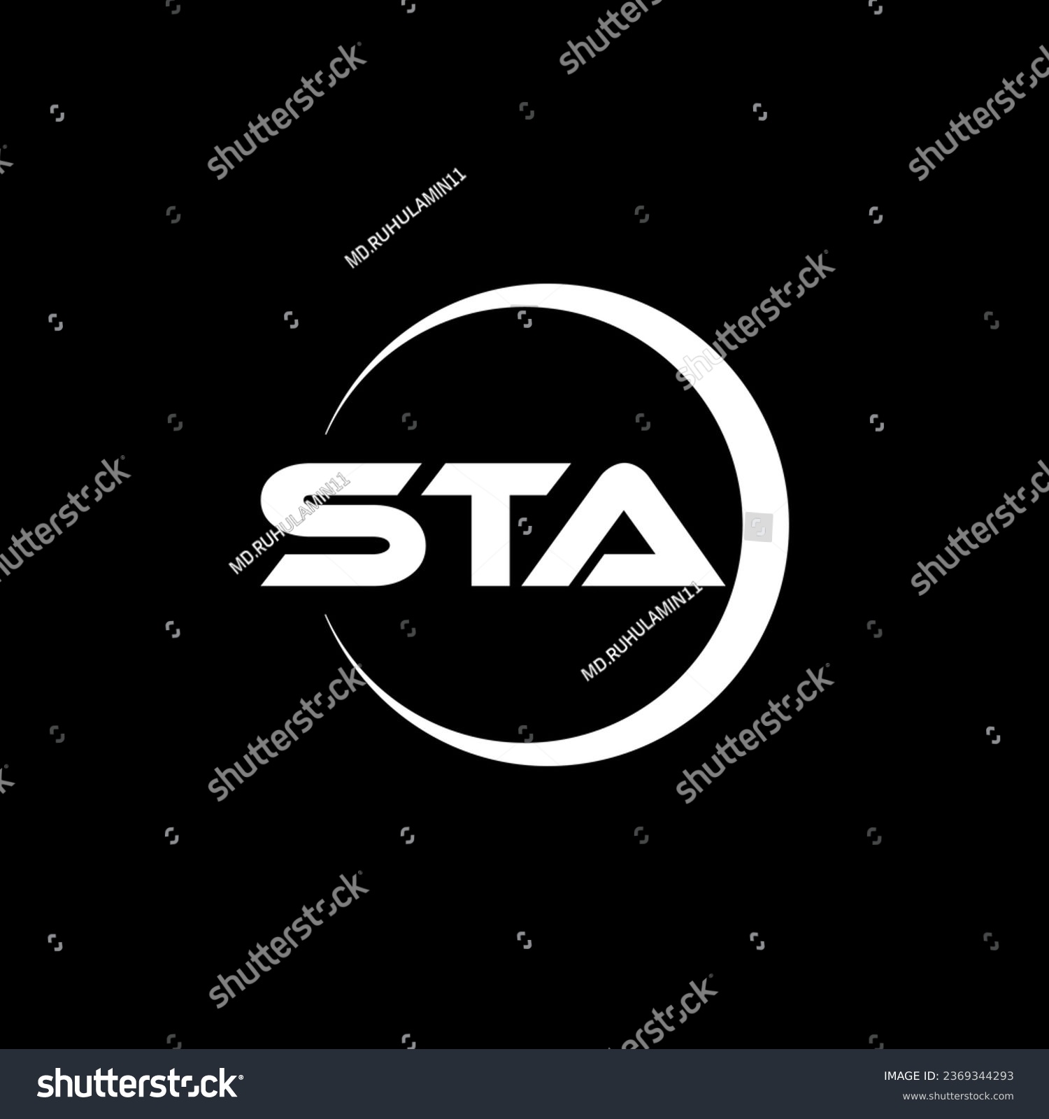 STA Letter Logo Design, Inspiration for a Unique Identity. Modern Elegance and Creative Design. Watermark Your Success with the Striking this Logo. #2369344293