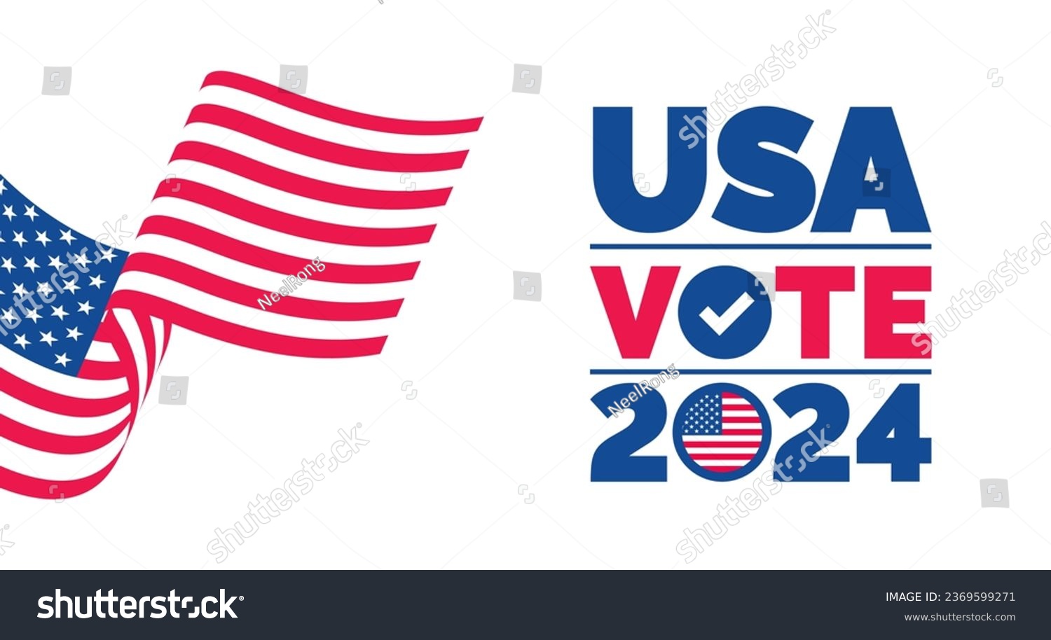 Presidential election 2024 background design - Royalty Free Stock ...