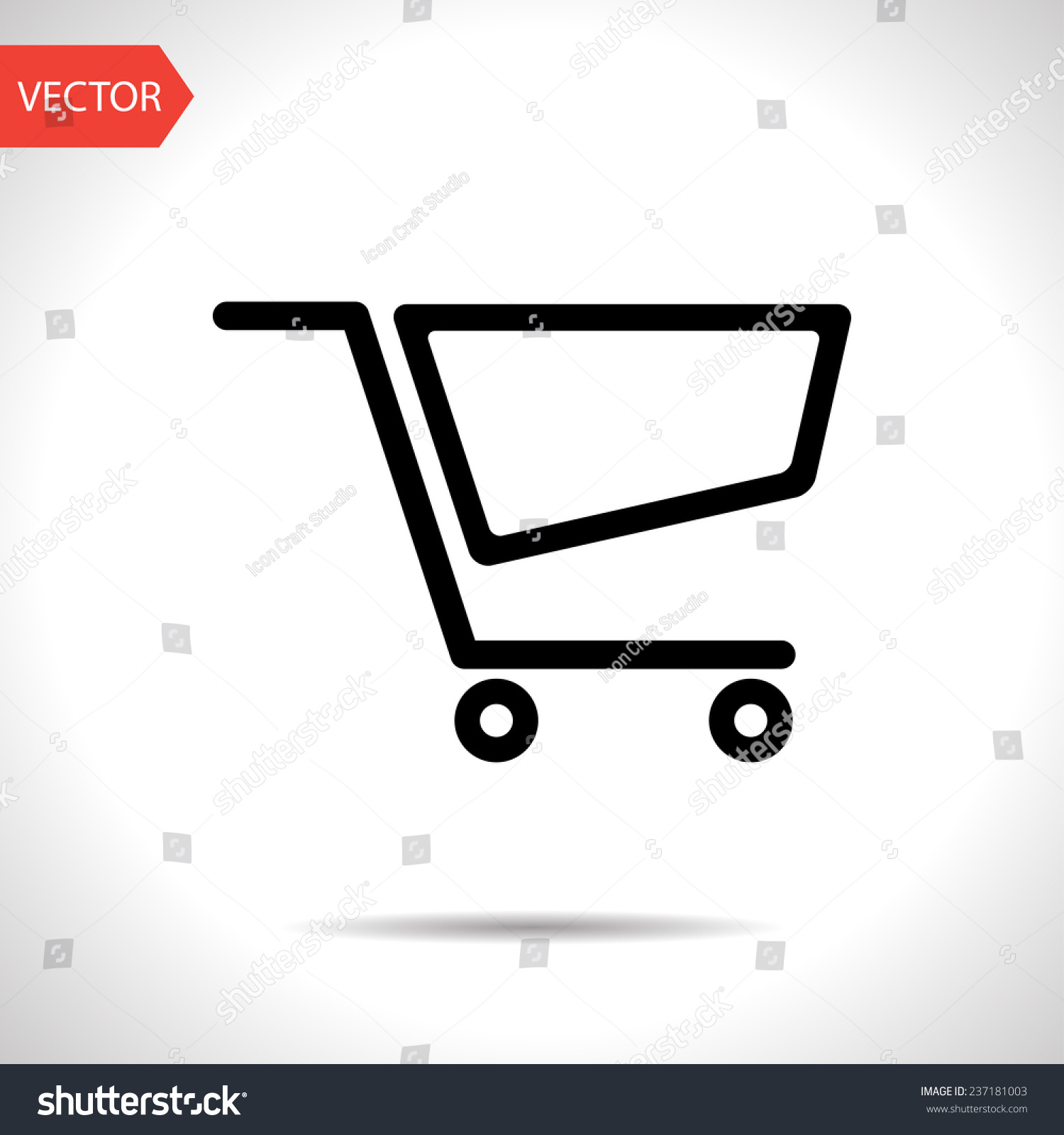 icon of cart - Royalty Free Stock Vector 237181003 - Avopix.com