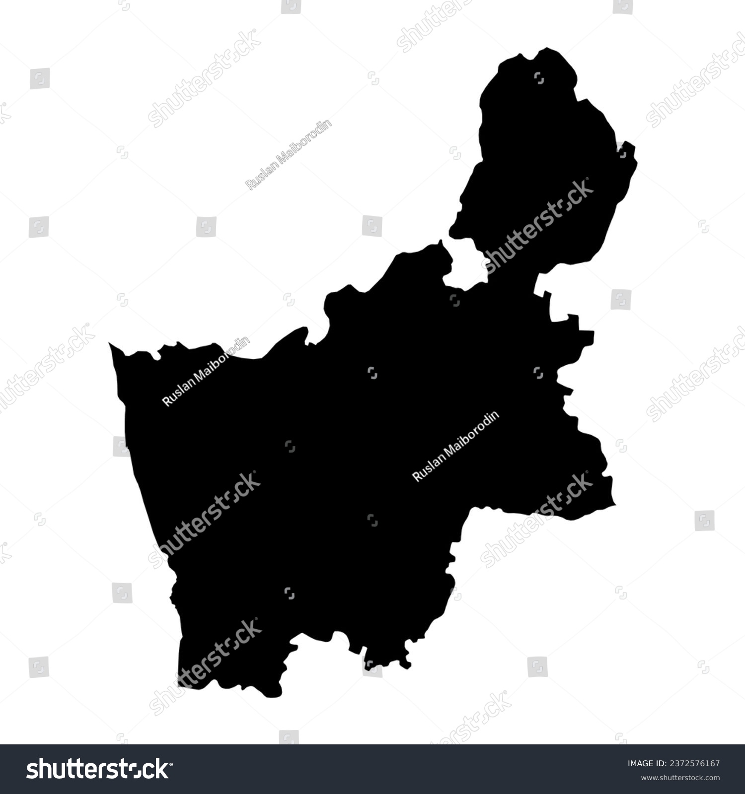 Grodno region map, administrative division of - Royalty Free Stock ...