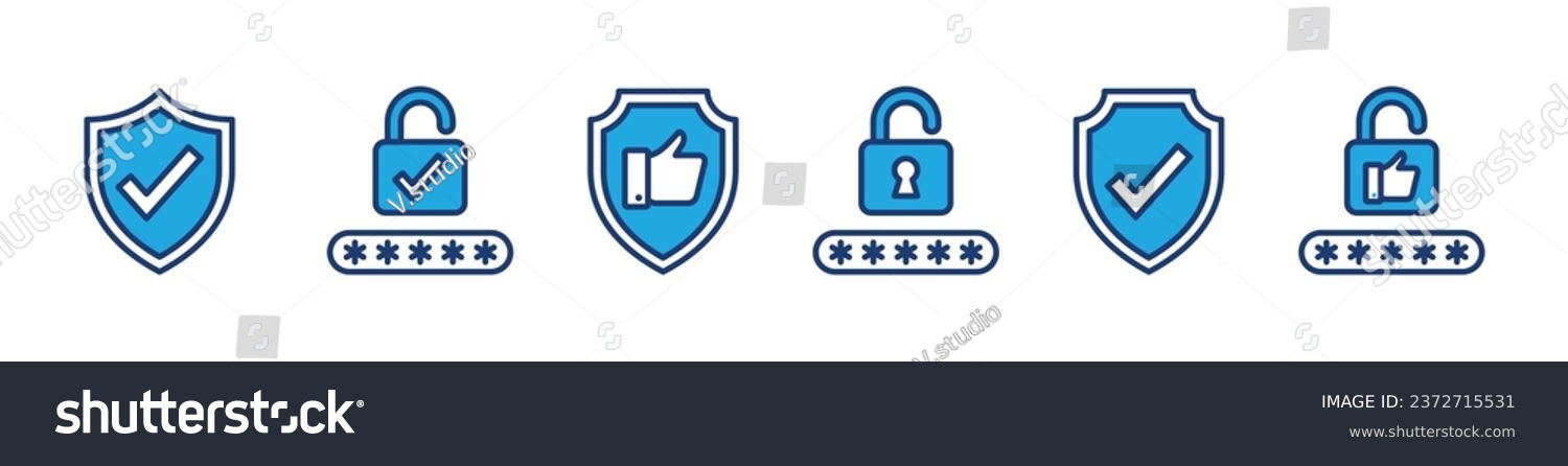 Security Permissions Icons Clearance Of Safety Royalty Free Stock security-permissions-icons-clearance-of-safety-royalty-free-stock