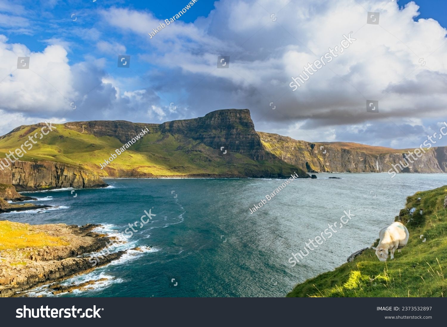 Isle of Skye is the largest island in the Inner Hebrides. It lies just off the west coast of mainland Scotland in the Atlantic Ocean.
Beautiful solitude in a quiet atmosphere without people. #2373532897