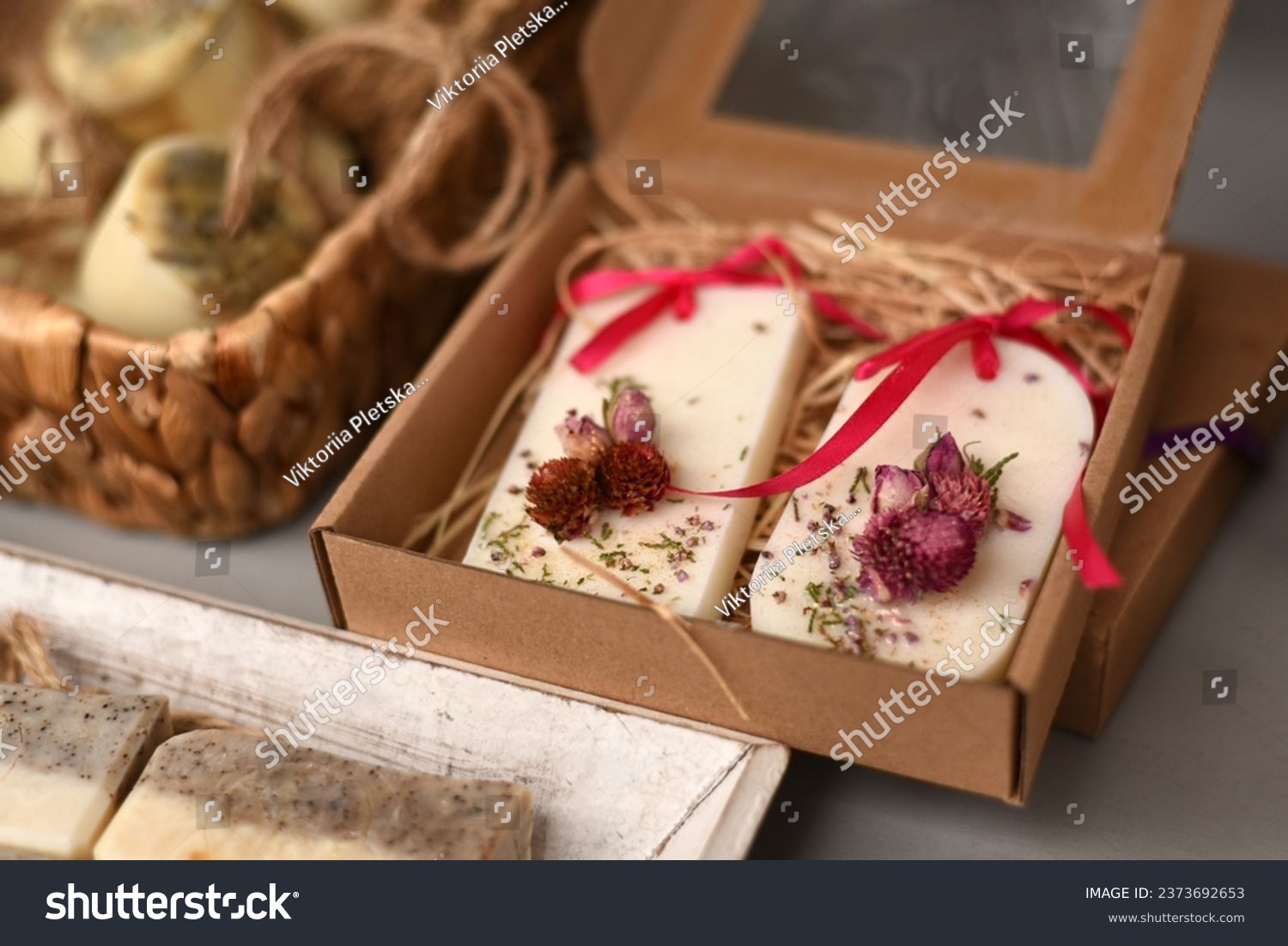 Handmade soap with flower scent #2373692653