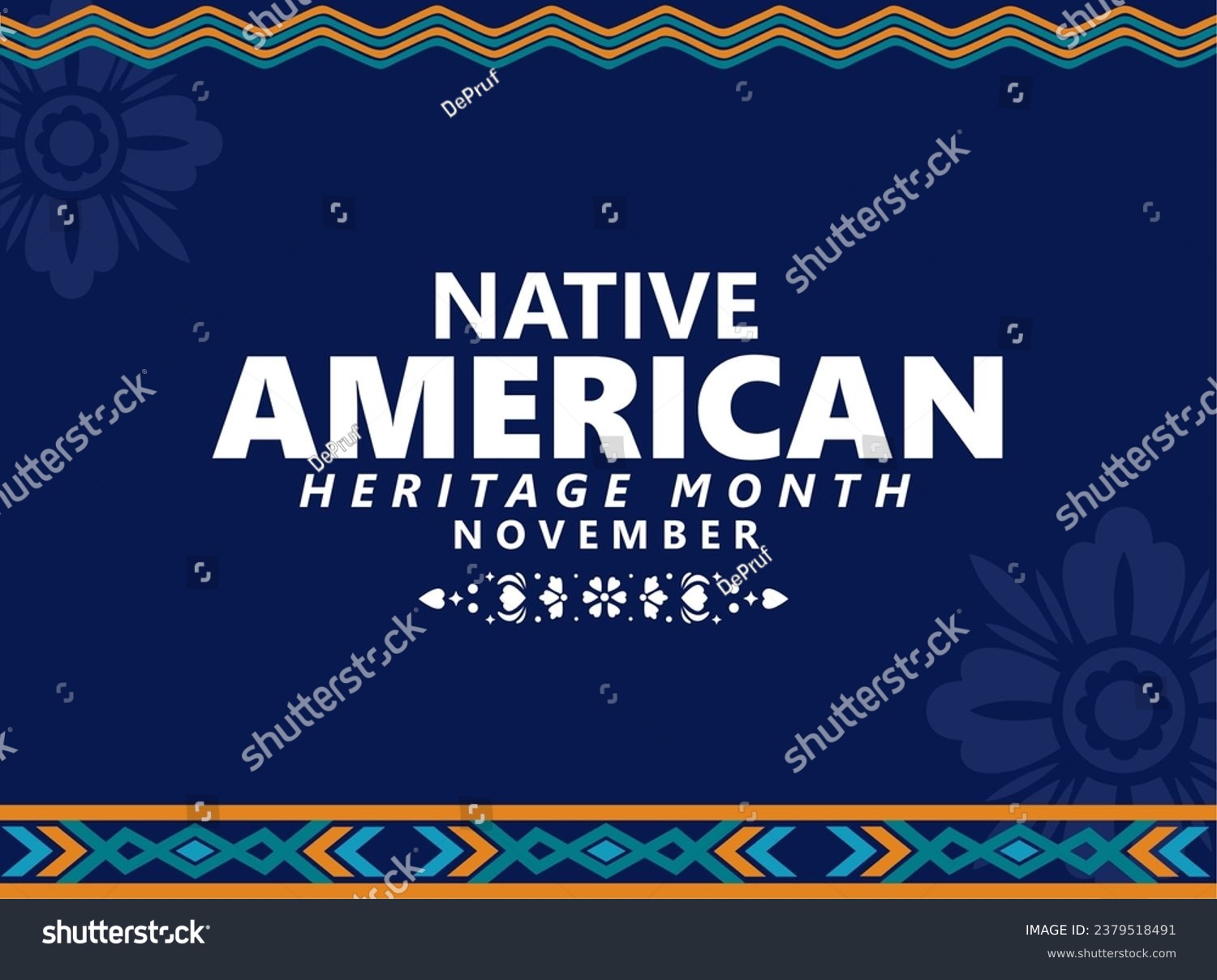 Native American Heritage Month in November. - Royalty Free Stock Vector ...