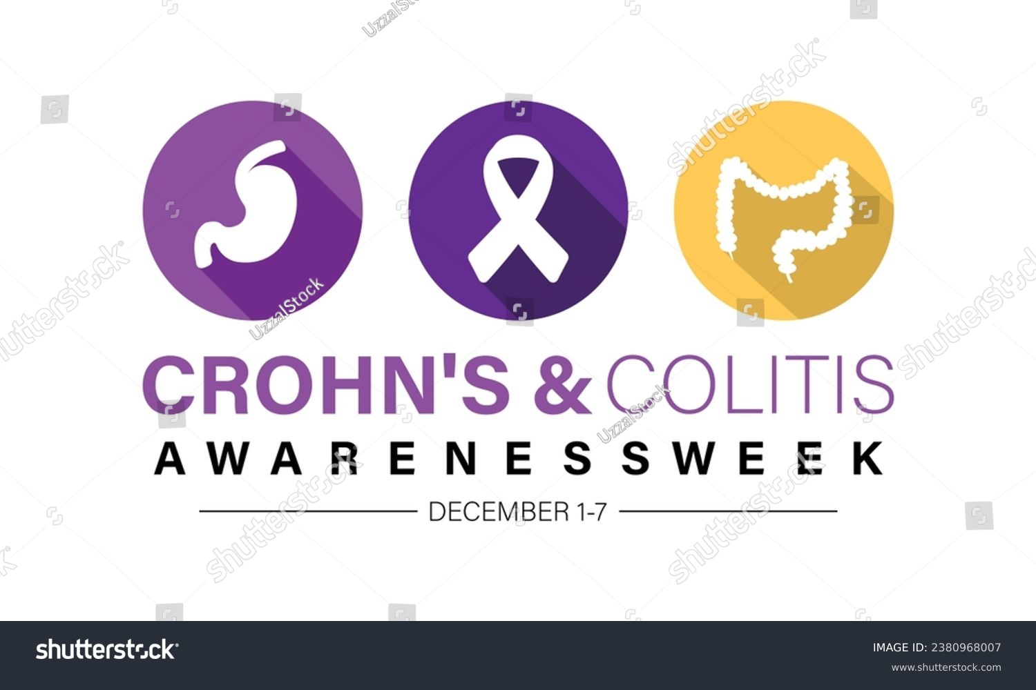 Crohn's and Colitis Awareness Week is observed - Royalty Free Stock ...