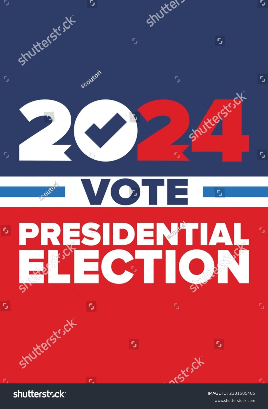 Presidential Election 2024 in United States. - Royalty Free Stock ...