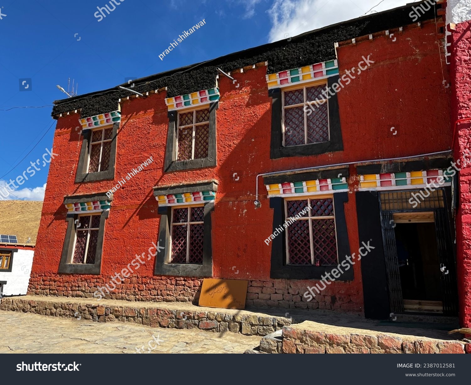 Monastery in Komic, Lahaul-Spiti, Himachal Pradesh, India, October 2023 #2387012581