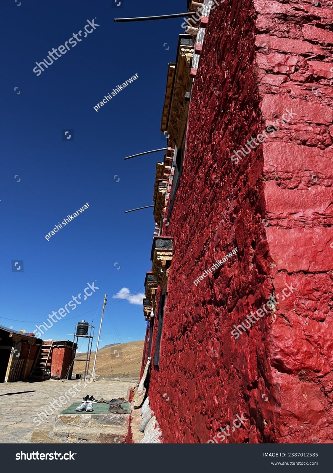 Monastery in Komic, Lahaul-Spiti, Himachal Pradesh, India, October 2023 #2387012585