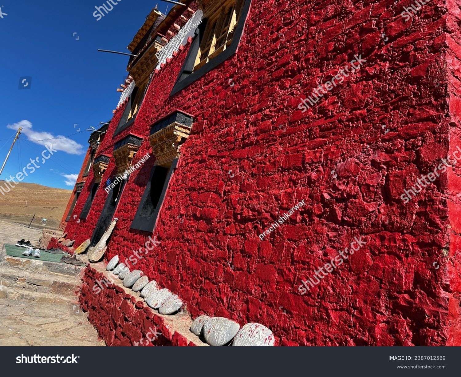 Monastery in Komic, Lahaul-Spiti, Himachal Pradesh, India, October 2023 #2387012589