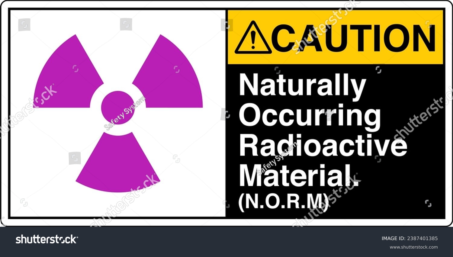 ANSI Z535 Safety Sign Marking Label Symbol - Royalty Free Stock Vector ...