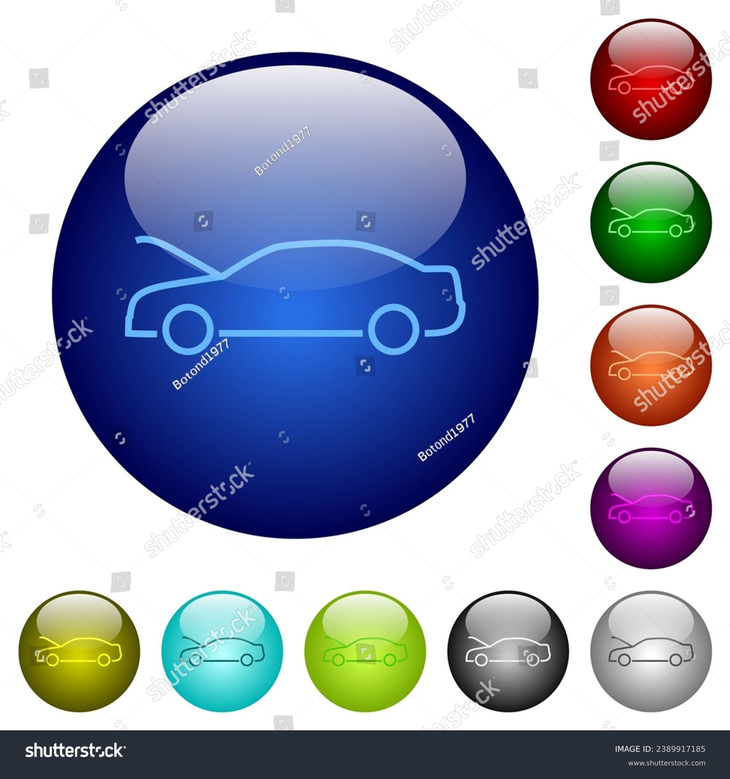 Car hood open dashboard indicator icons on round - Royalty Free Stock ...