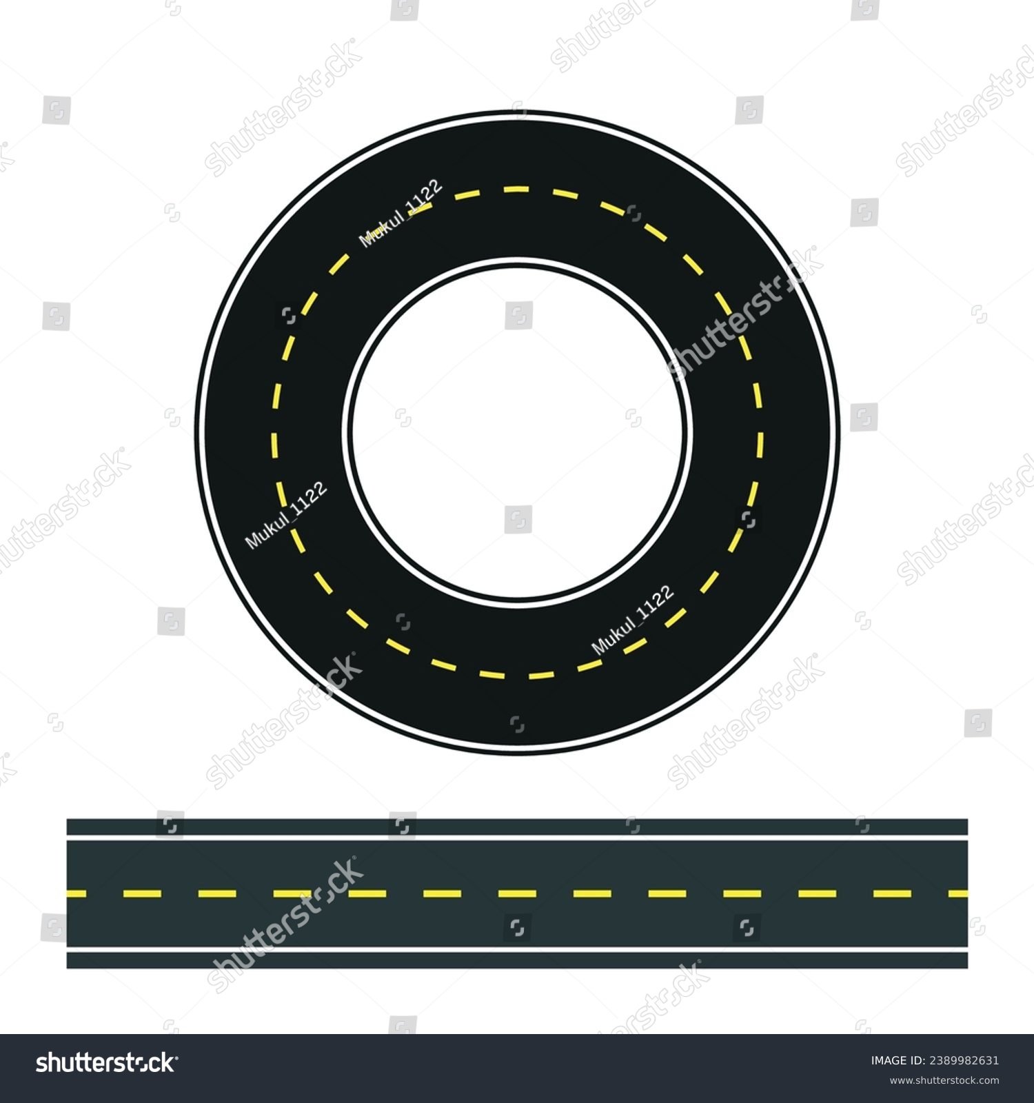 Road circle asphalt road ring highway road - Royalty Free Stock Vector ...