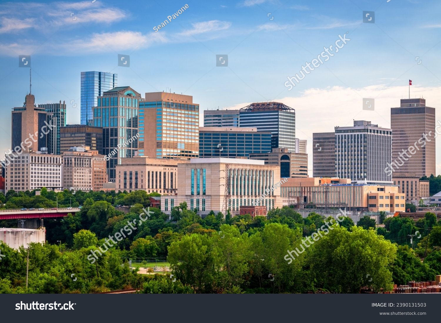 Generic office buildings in downtown Nashville, Tennessee, USA. #2390131503