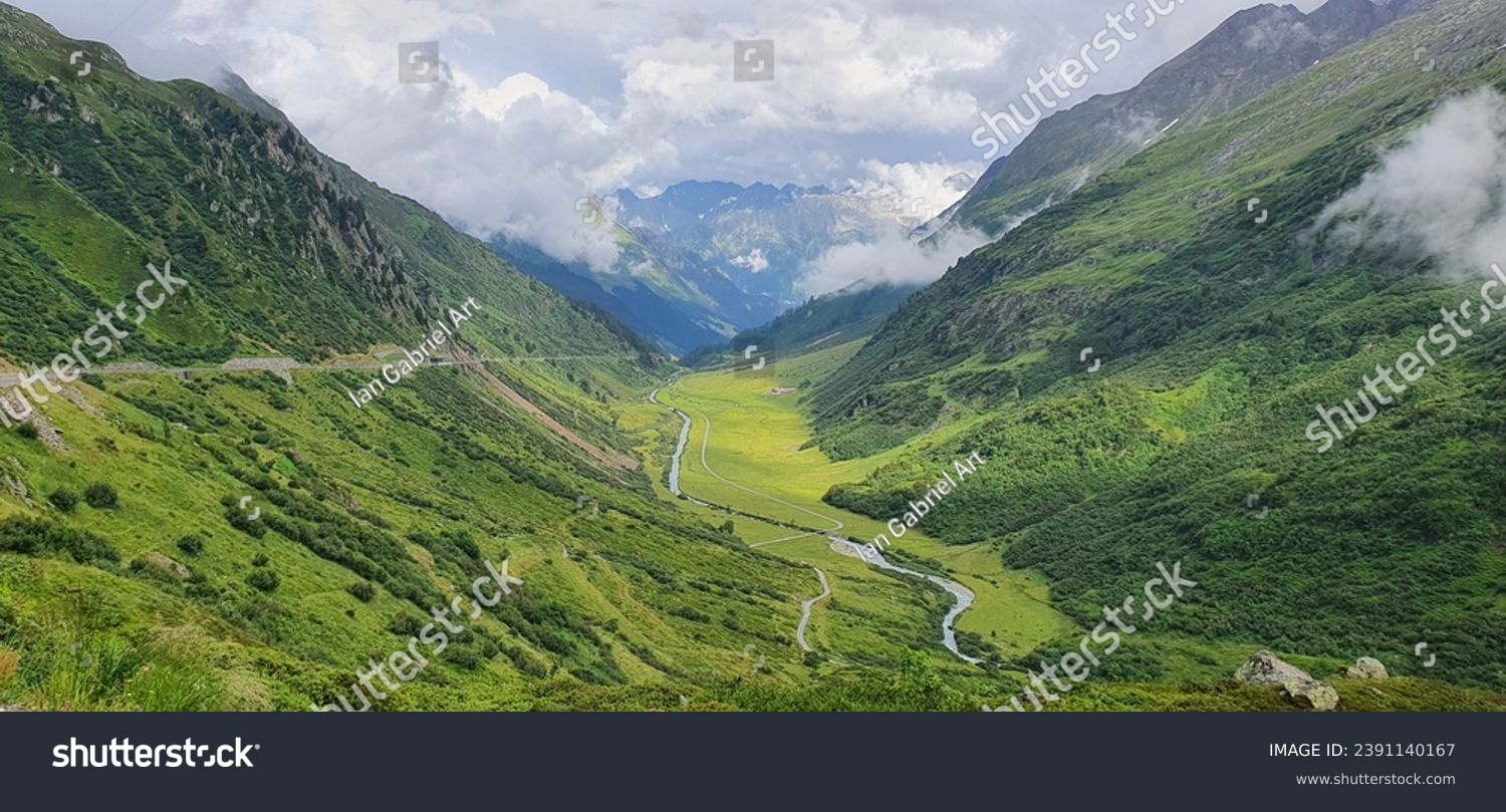 Susten pass, summer in the Switzerland Alps #2391140167