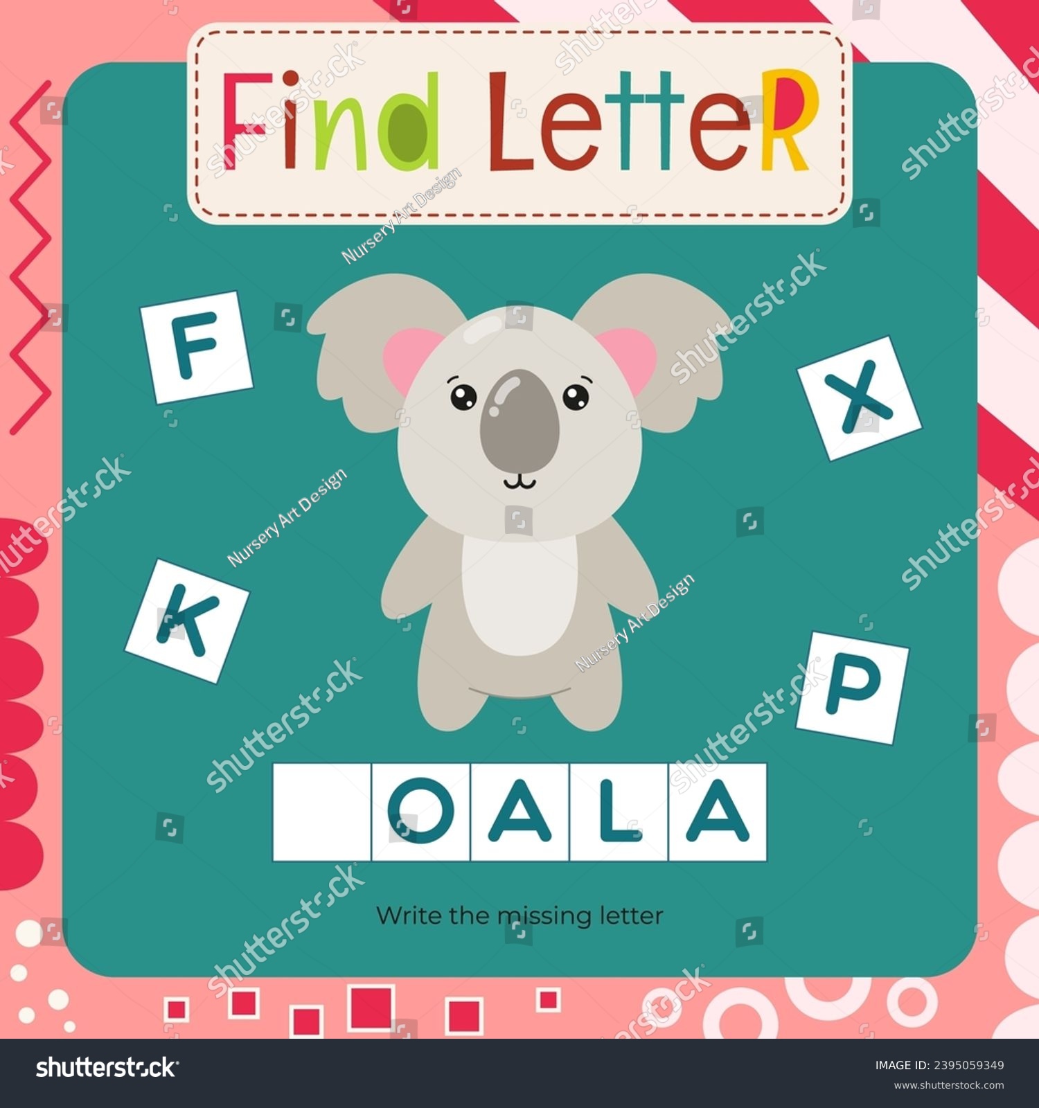 Word activities for Letter Tracing Book. Kids - Royalty Free Stock ...