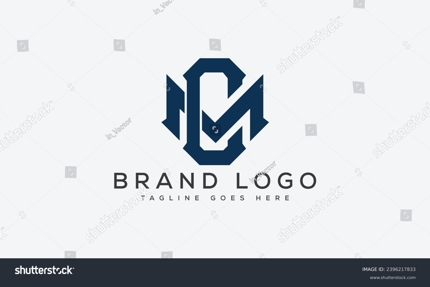 letter MC logo design vector template design for - Royalty Free Stock ...