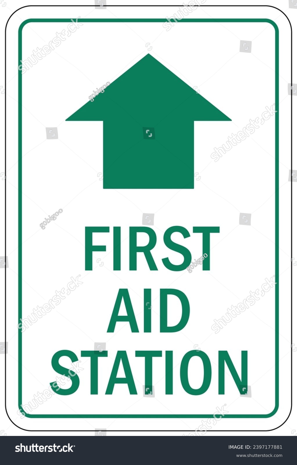 First aid station sign and labels - Royalty Free Stock Vector ...