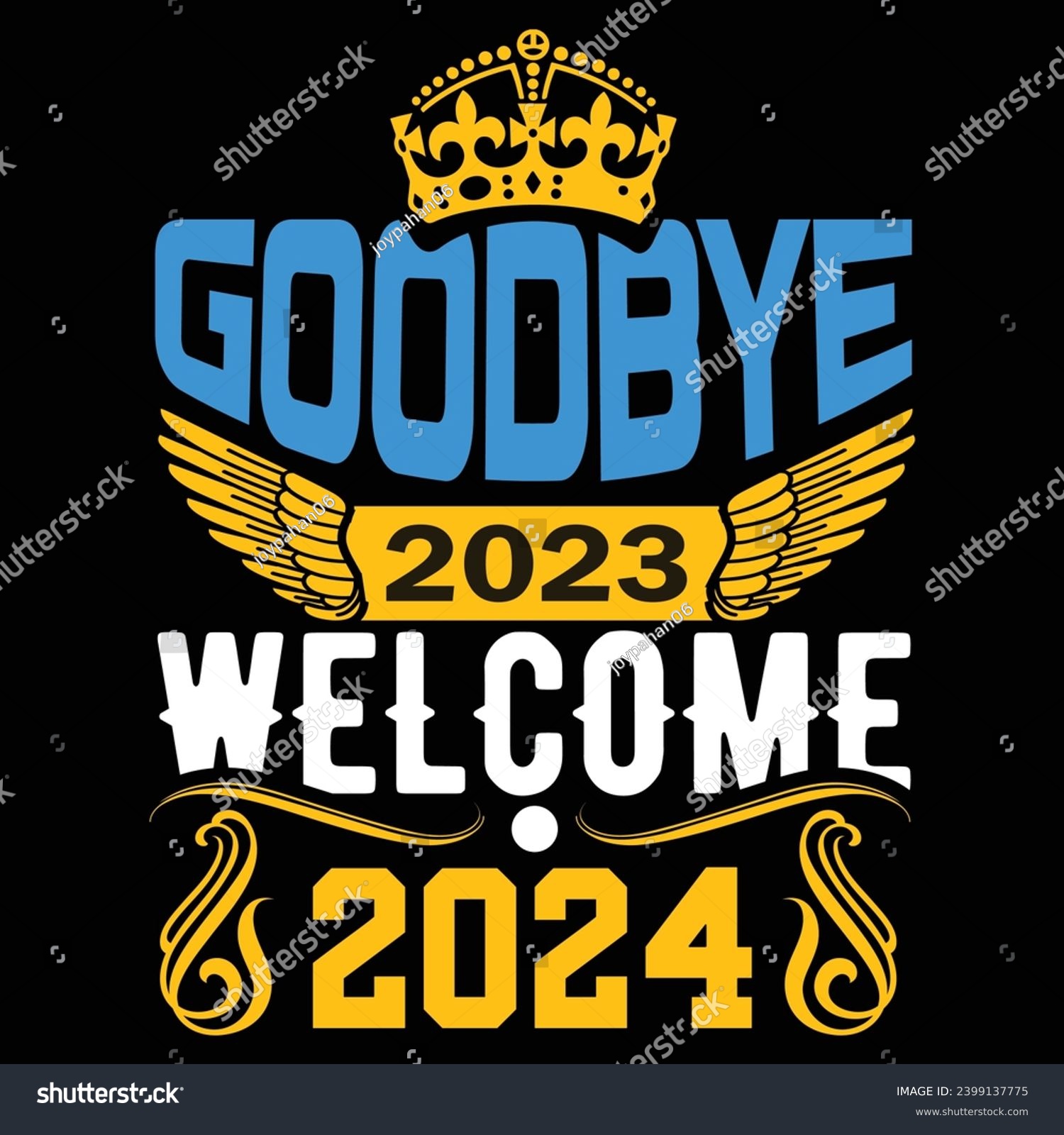 goodbye 2023 welcome 2024 illustrations with - Royalty Free Stock ...