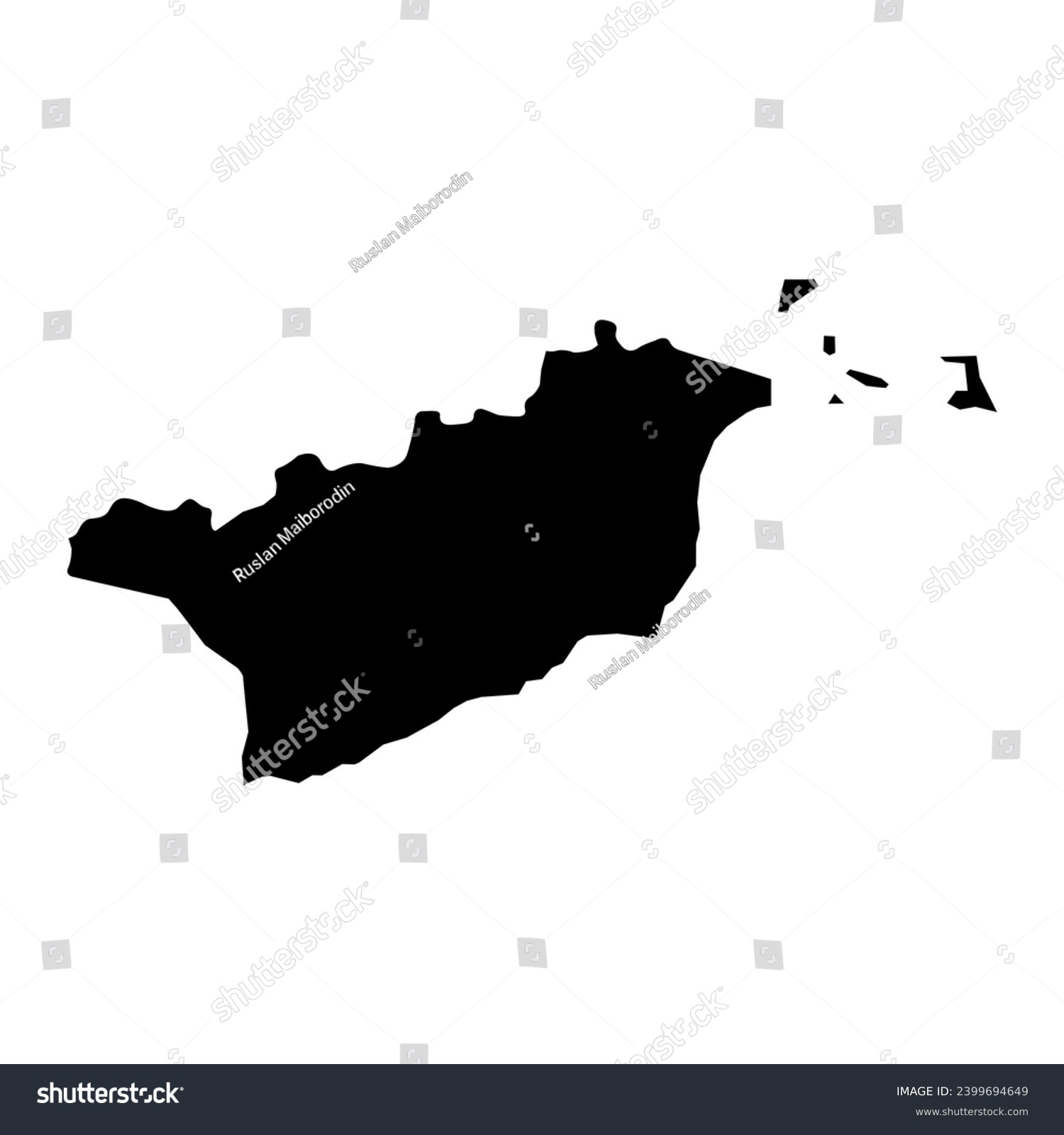 Larnaca district map, administrative division of - Royalty Free Stock ...