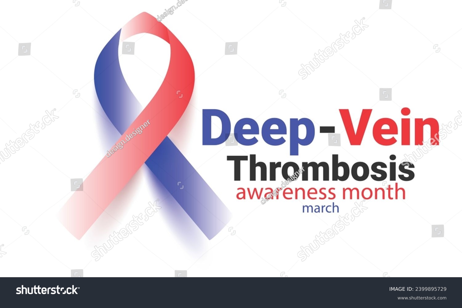 Deep vein thrombosis awareness month. background - Royalty Free Stock ...