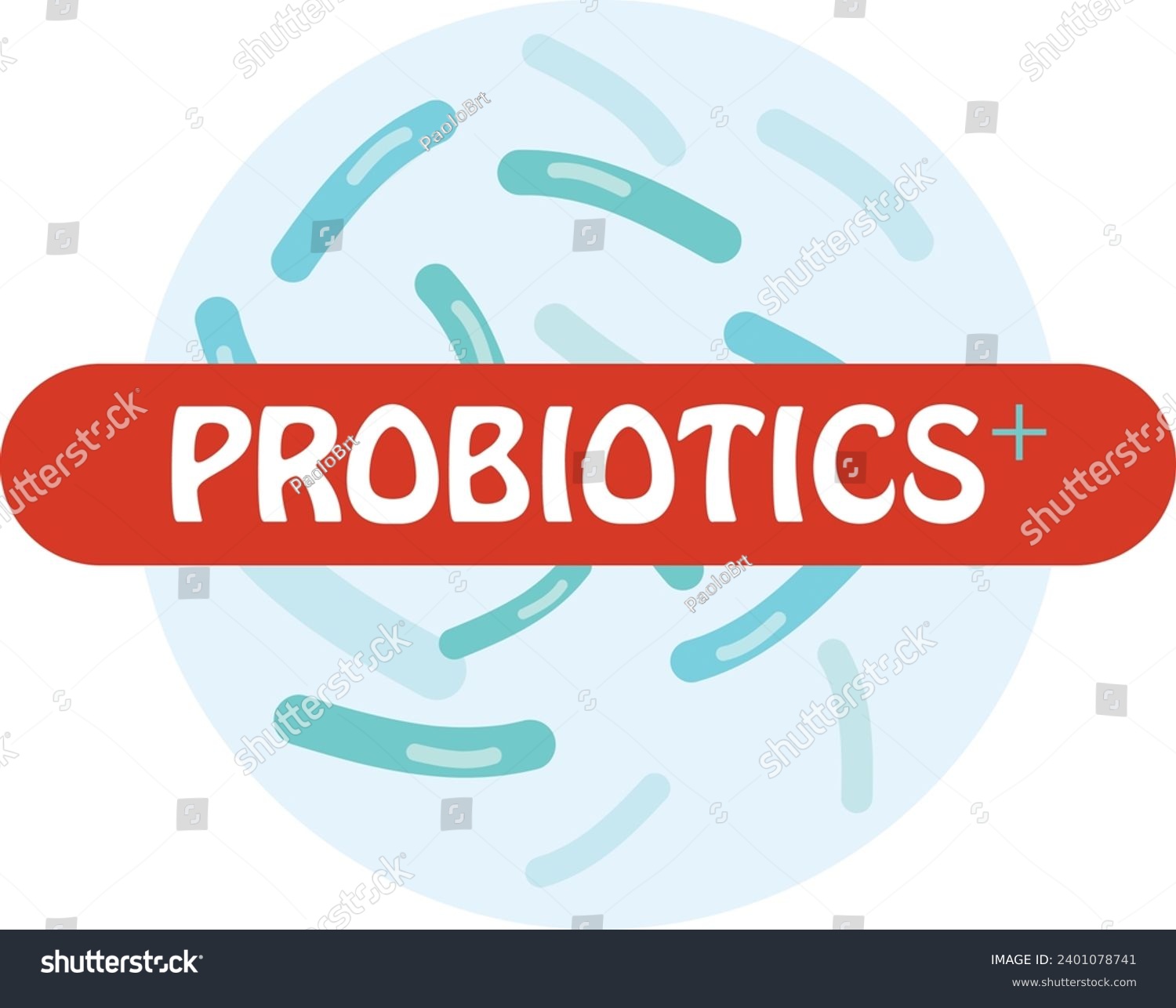 Probiotic bacteria logo. Bifidobacteria - Royalty Free Stock Vector ...