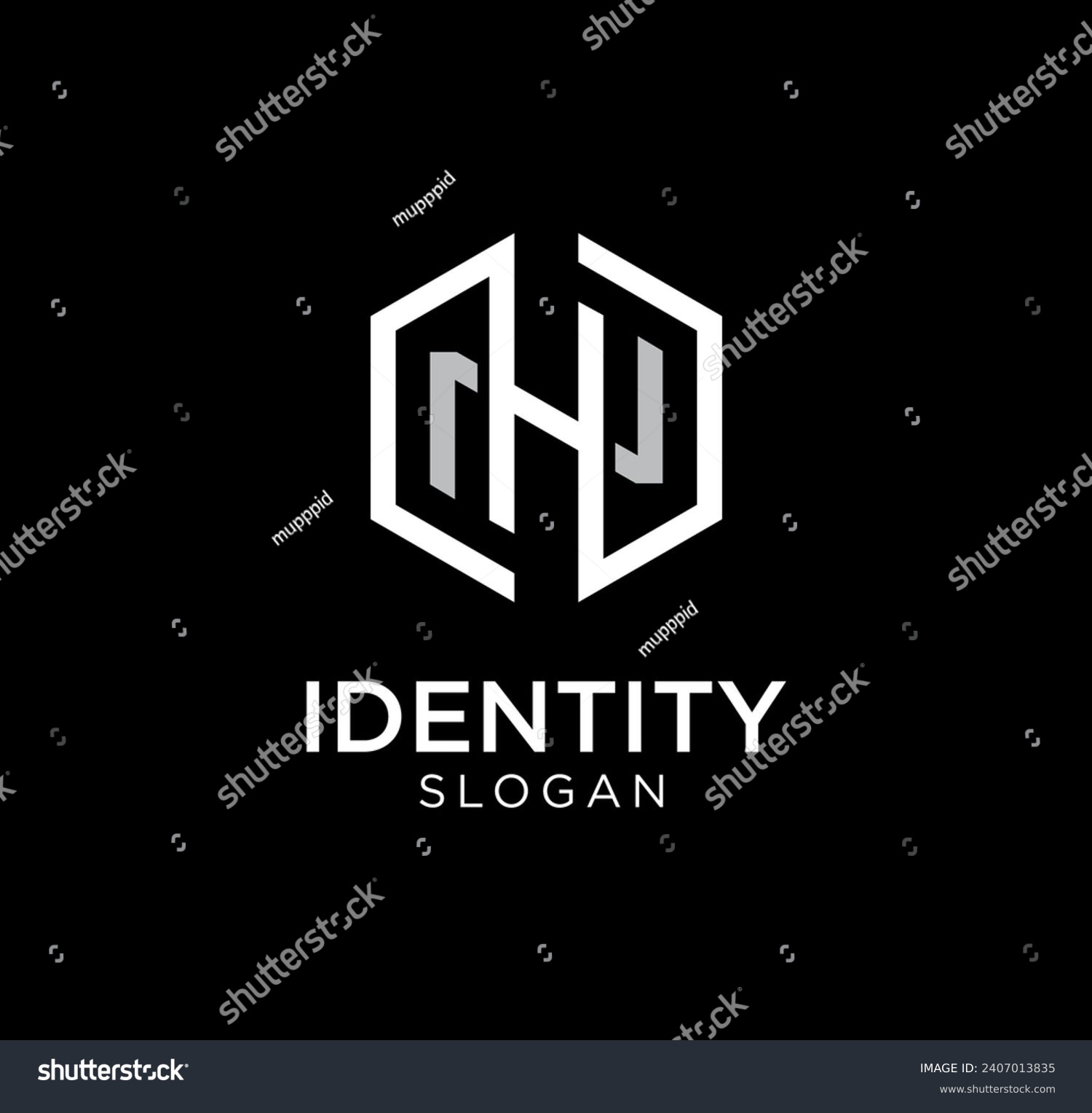 HN logo design. Letter HN or NH logo monogram - Royalty Free Stock ...