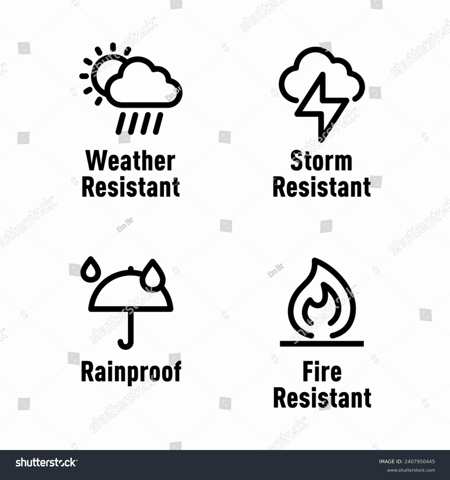 Weather Resistant, Storm Resistant, Rainproof, Fire Resistant  information signs #2407950445
