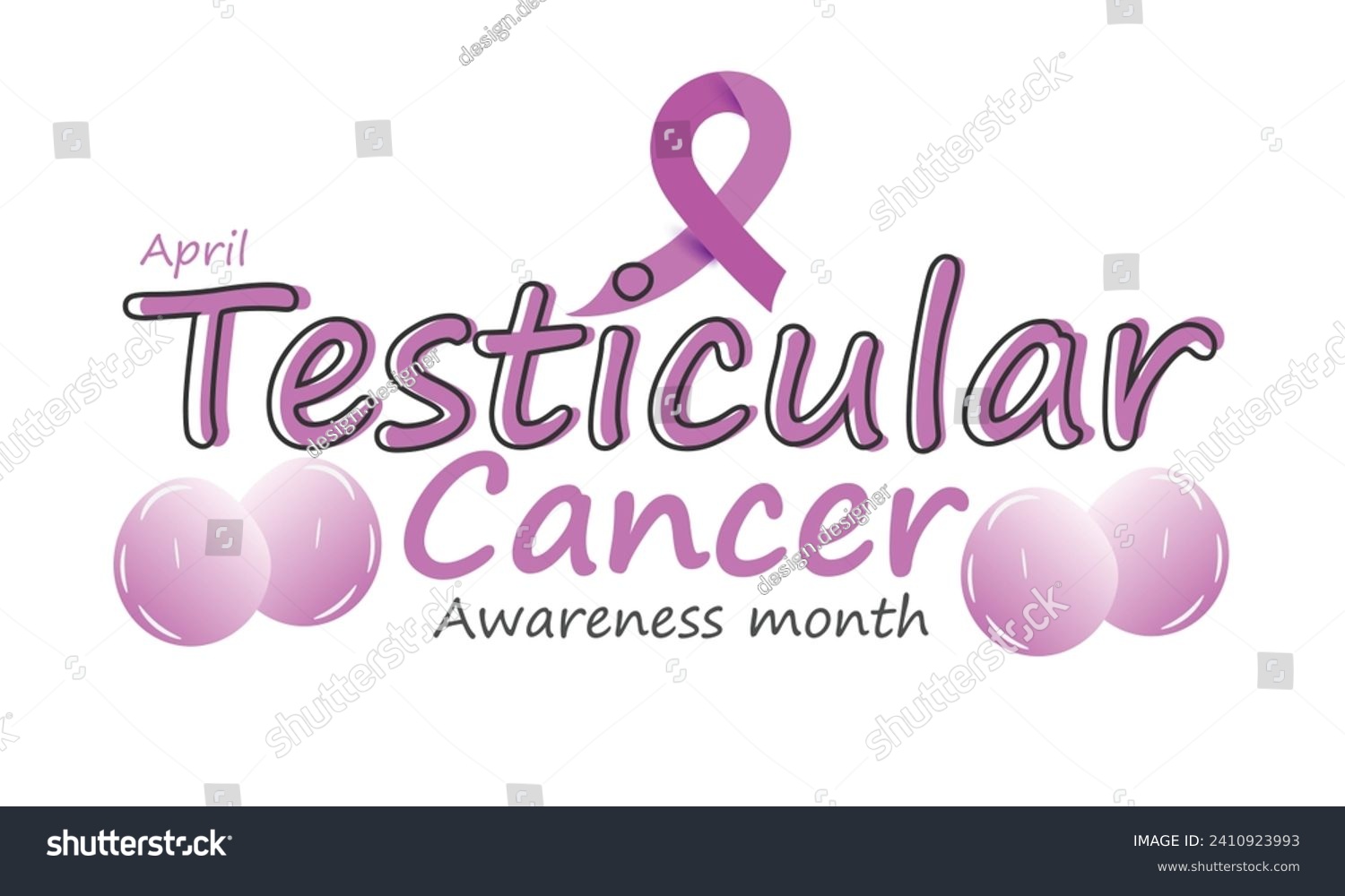 Testicular cancer awareness month. background, - Royalty Free Stock ...