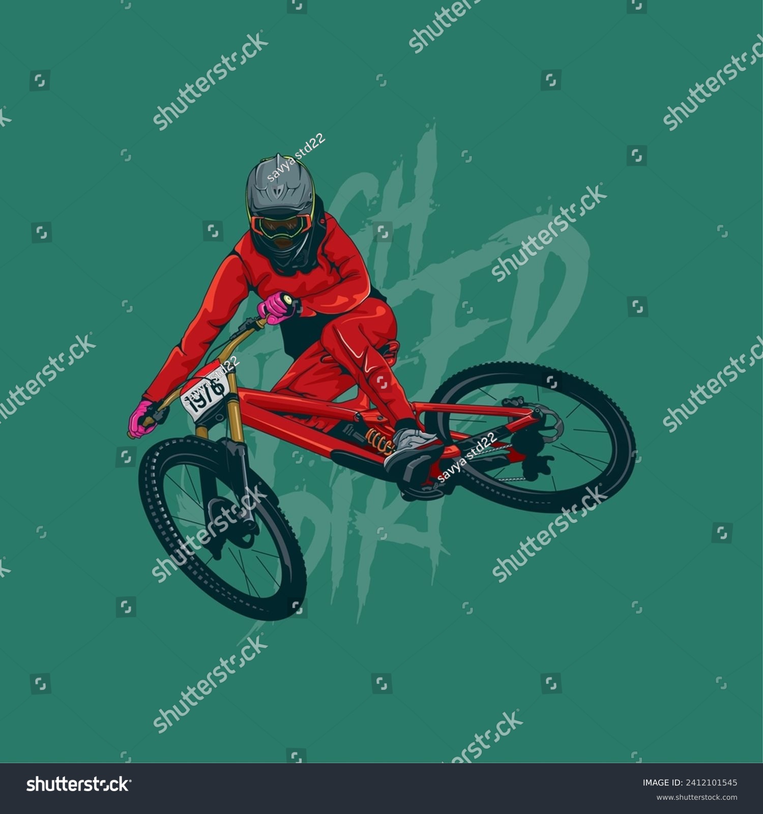 an extreme sport downhill bike  #2412101545