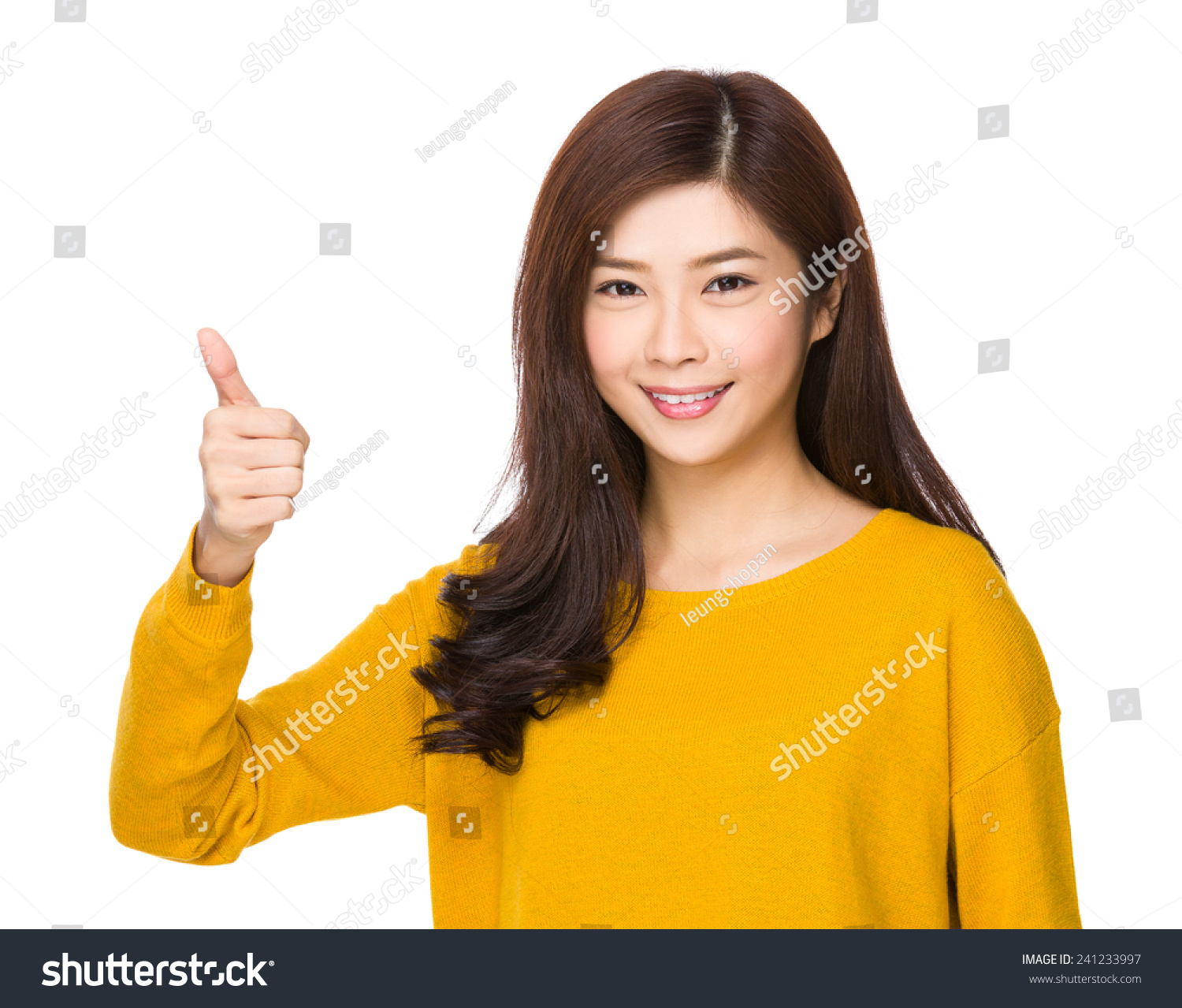 Woman with thumb up #241233997