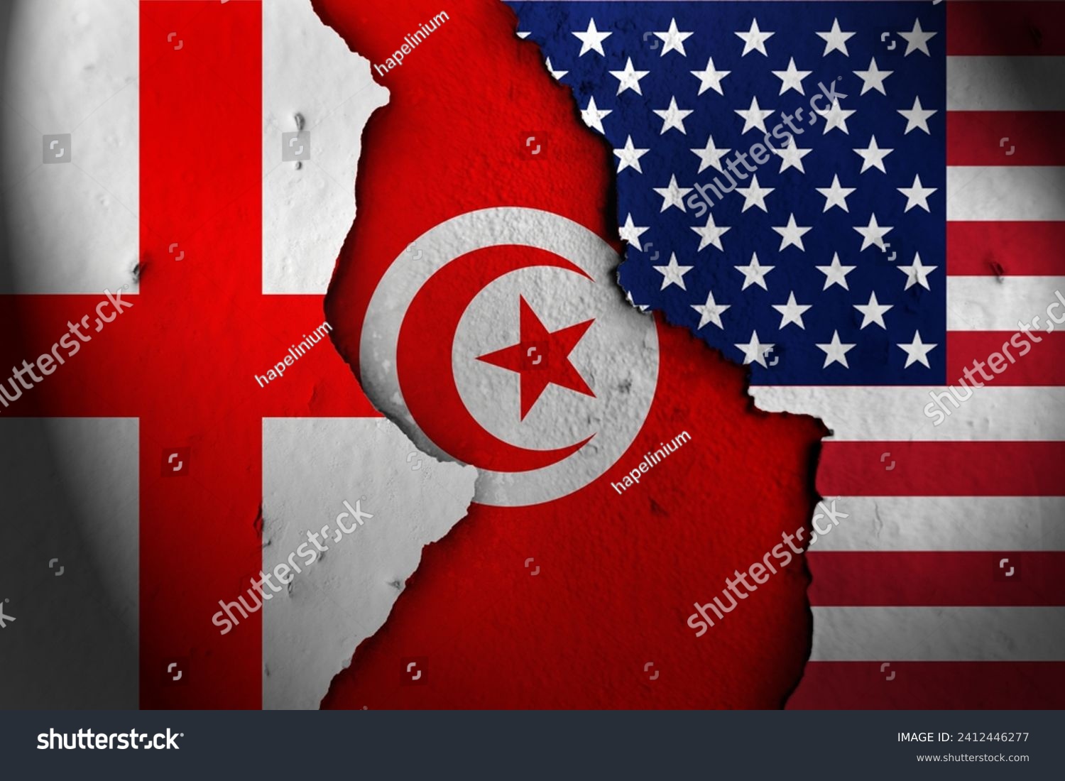 tunisia Between england and america. #2412446277
