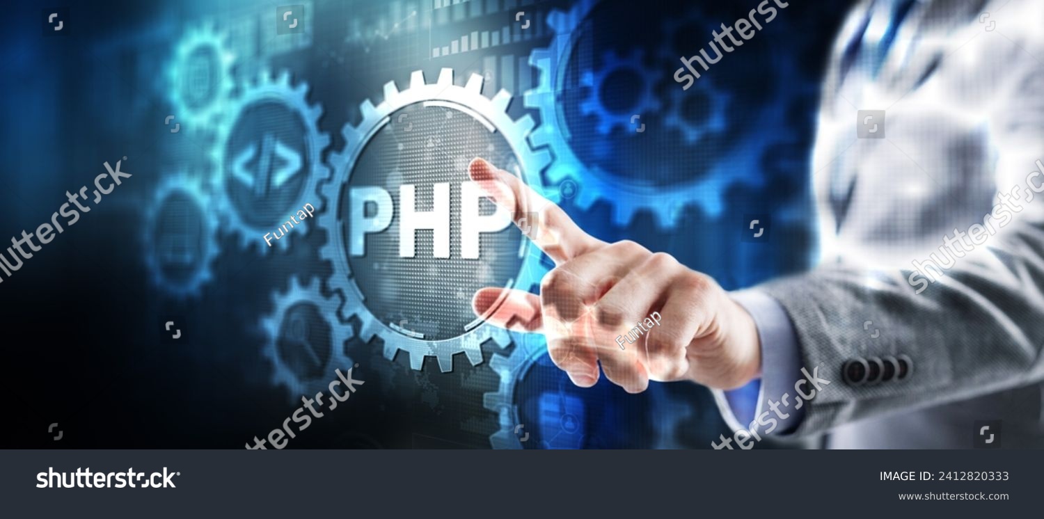 PHP. Web development concept. A general purpose interpreted scripting language #2412820333