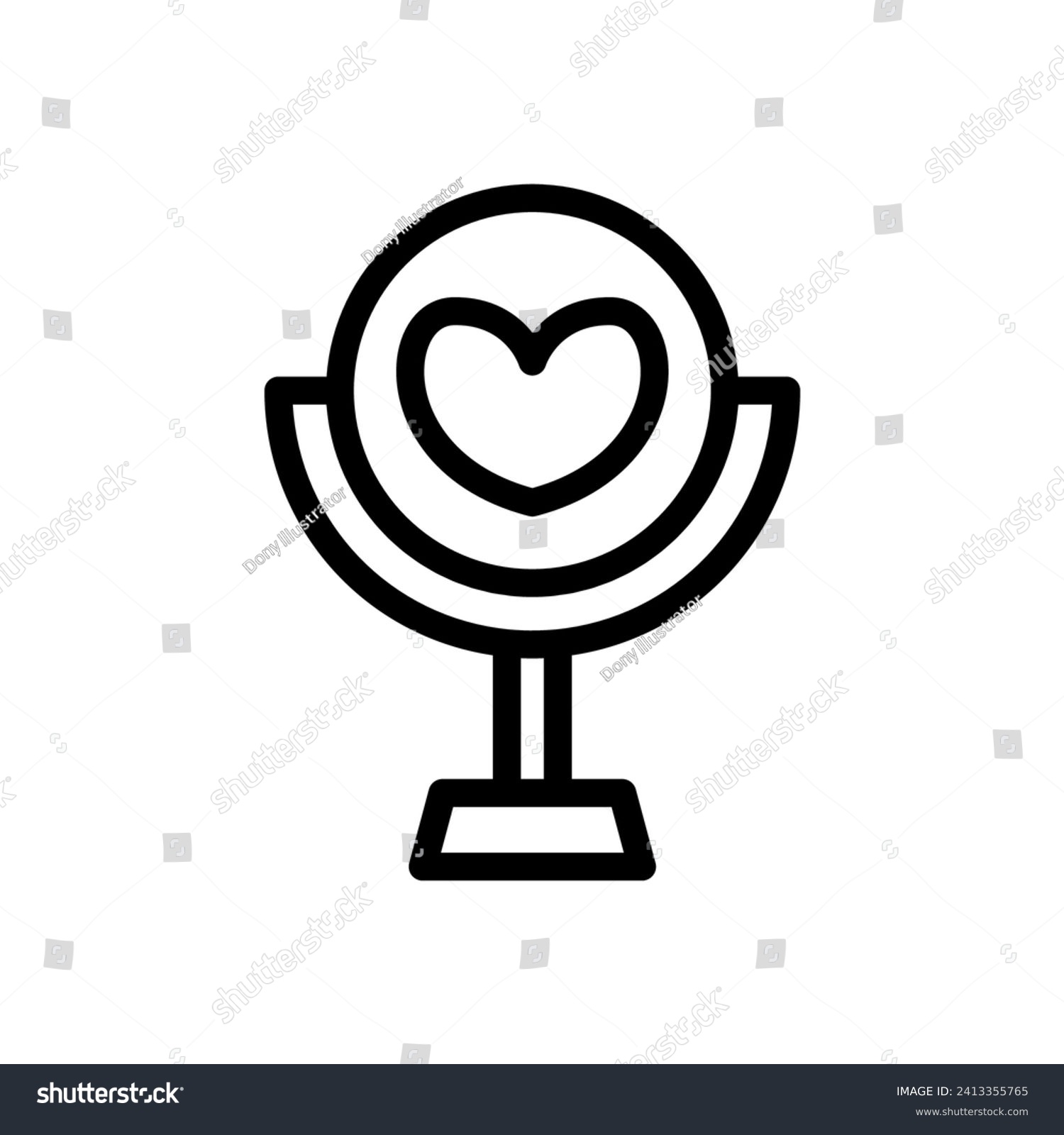 self esteem icon or logo design isolated sign - Royalty Free Stock ...