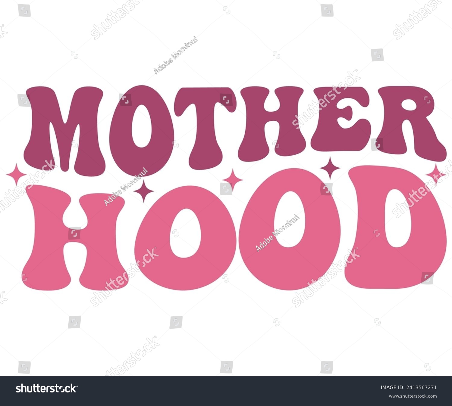 Motherhood Retro Svg,Mothers Day Svg,Png,Mom - Royalty Free Stock ...