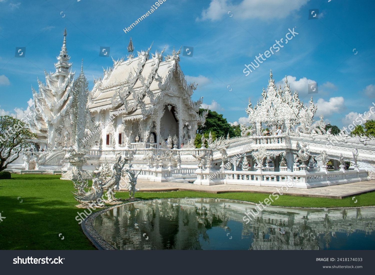 The white temple of Chiang Rai, Thailand (Wat Rong Khun) #2418174033