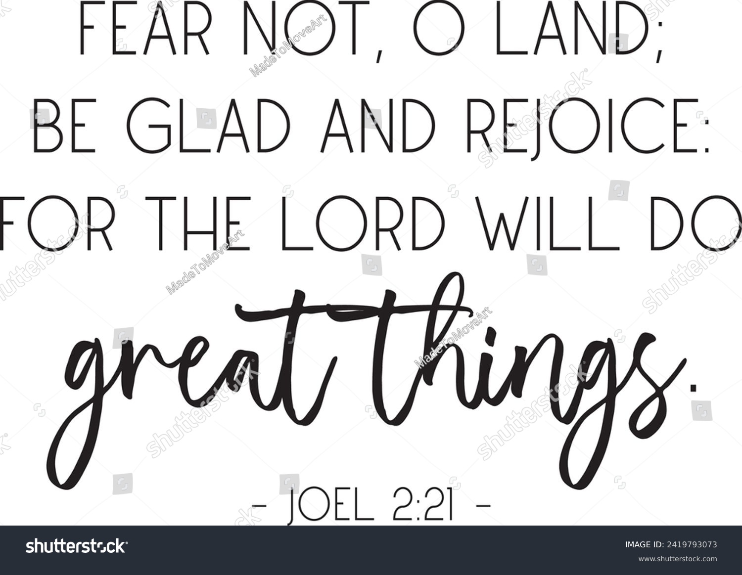 Encouraging Bible Verse poster, scripture - Royalty Free Stock Vector ...