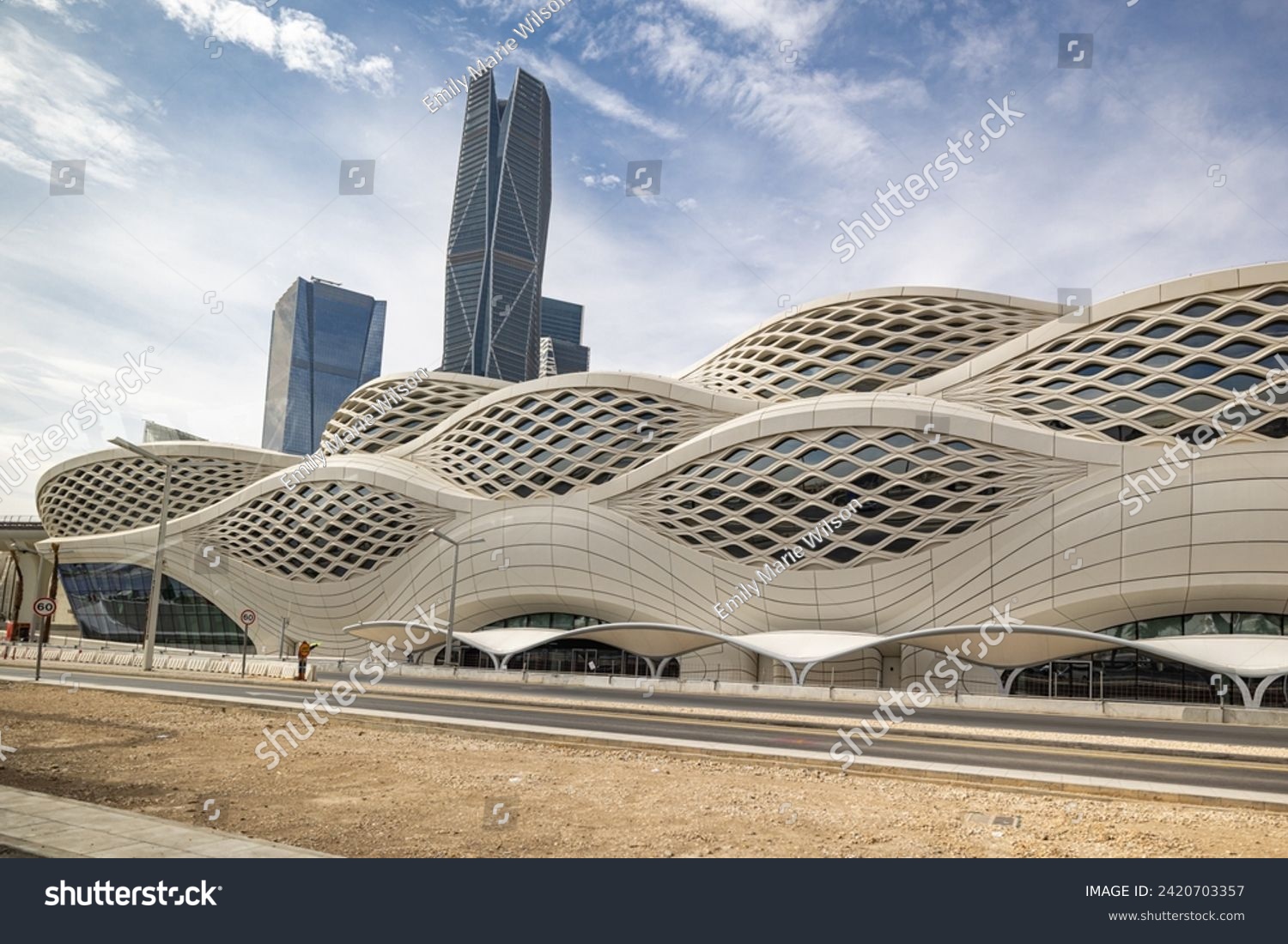 Riyadh, Saudi Arabia, Middle East. Metro Station in the Riyadh business district. #2420703357