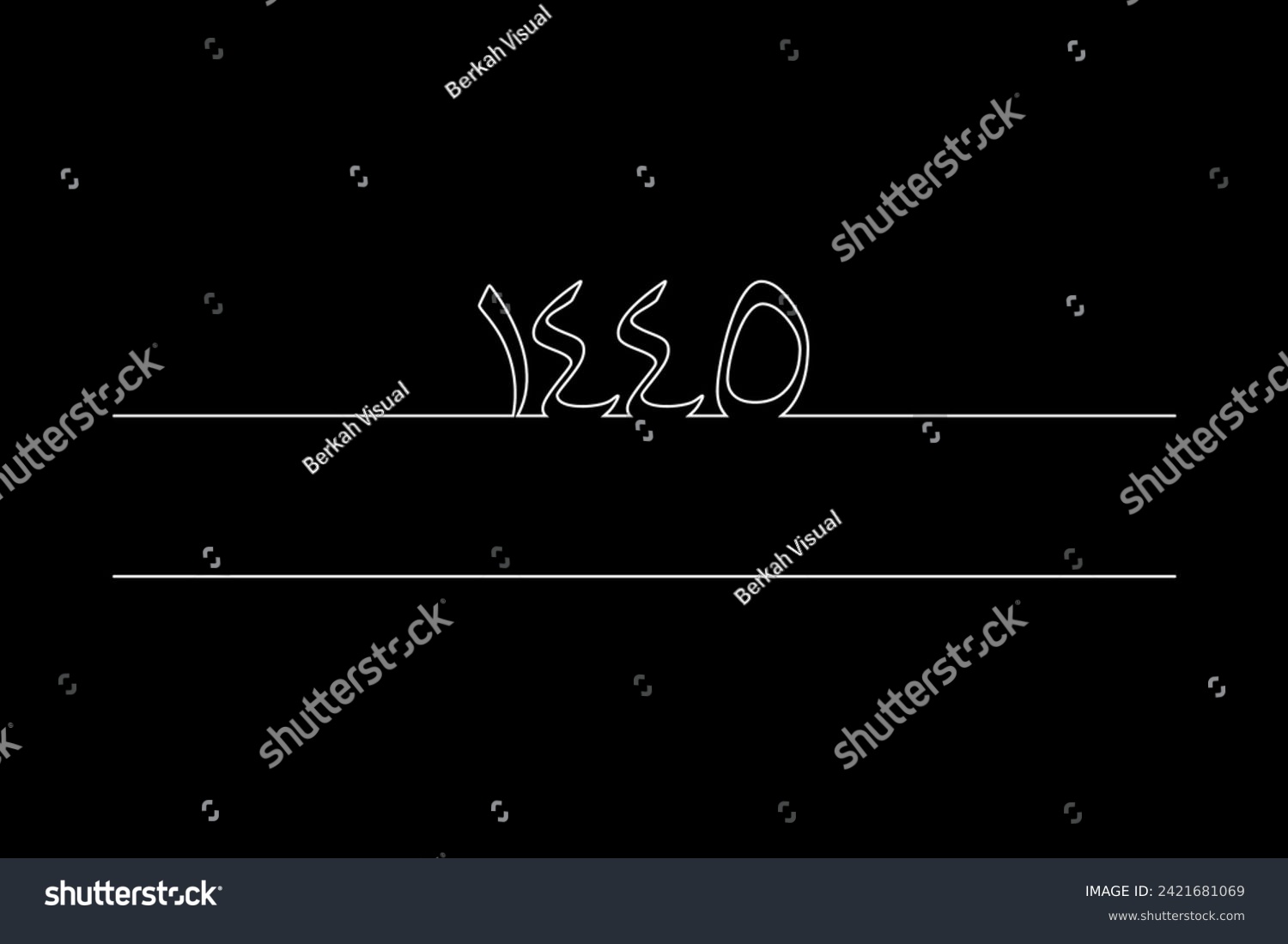 Hijri Year also known as Hijriah or Hijriyah, - Royalty Free Stock ...