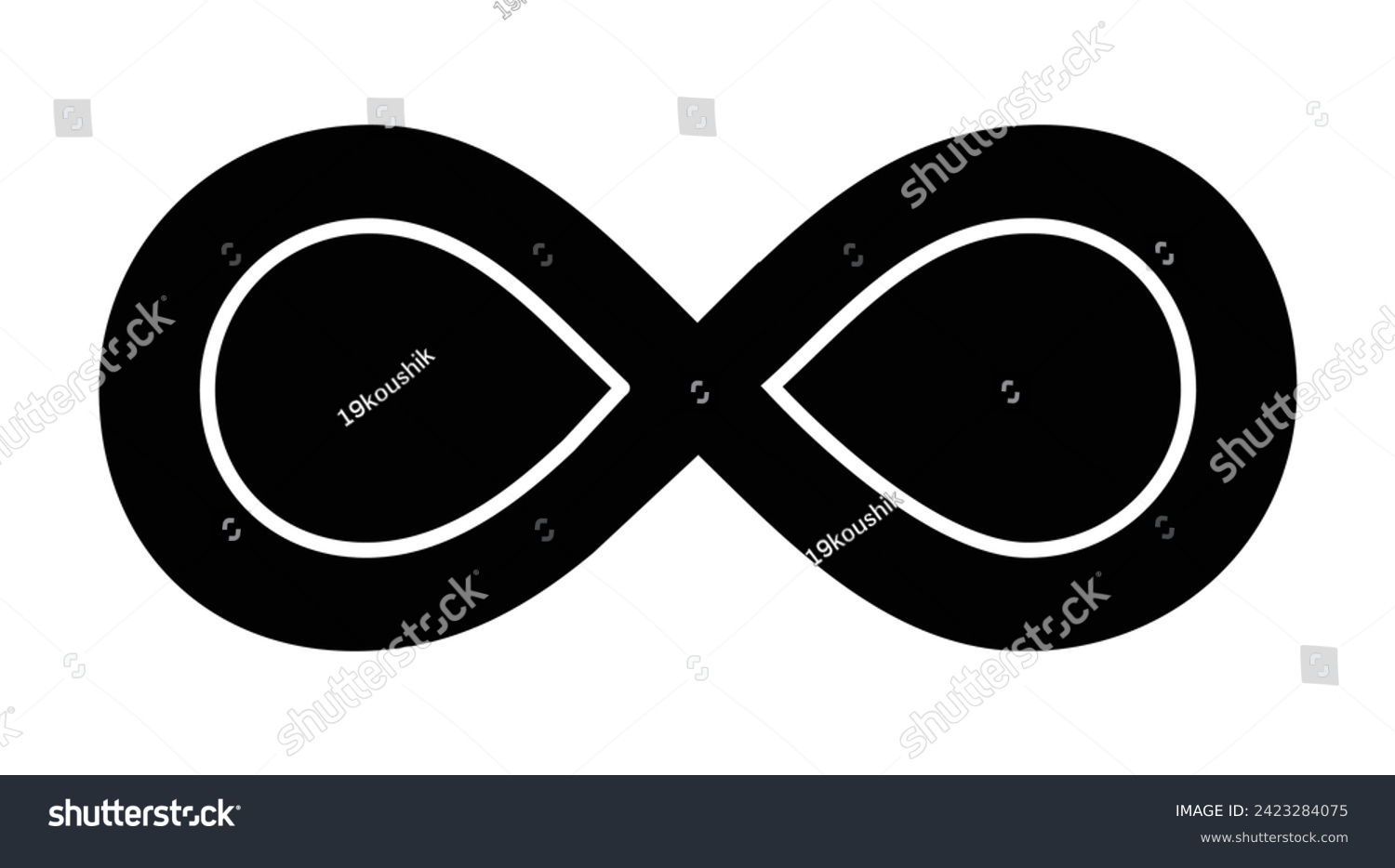 Infinity symbol. Infinity loop icons. Vector - Royalty Free Stock ...