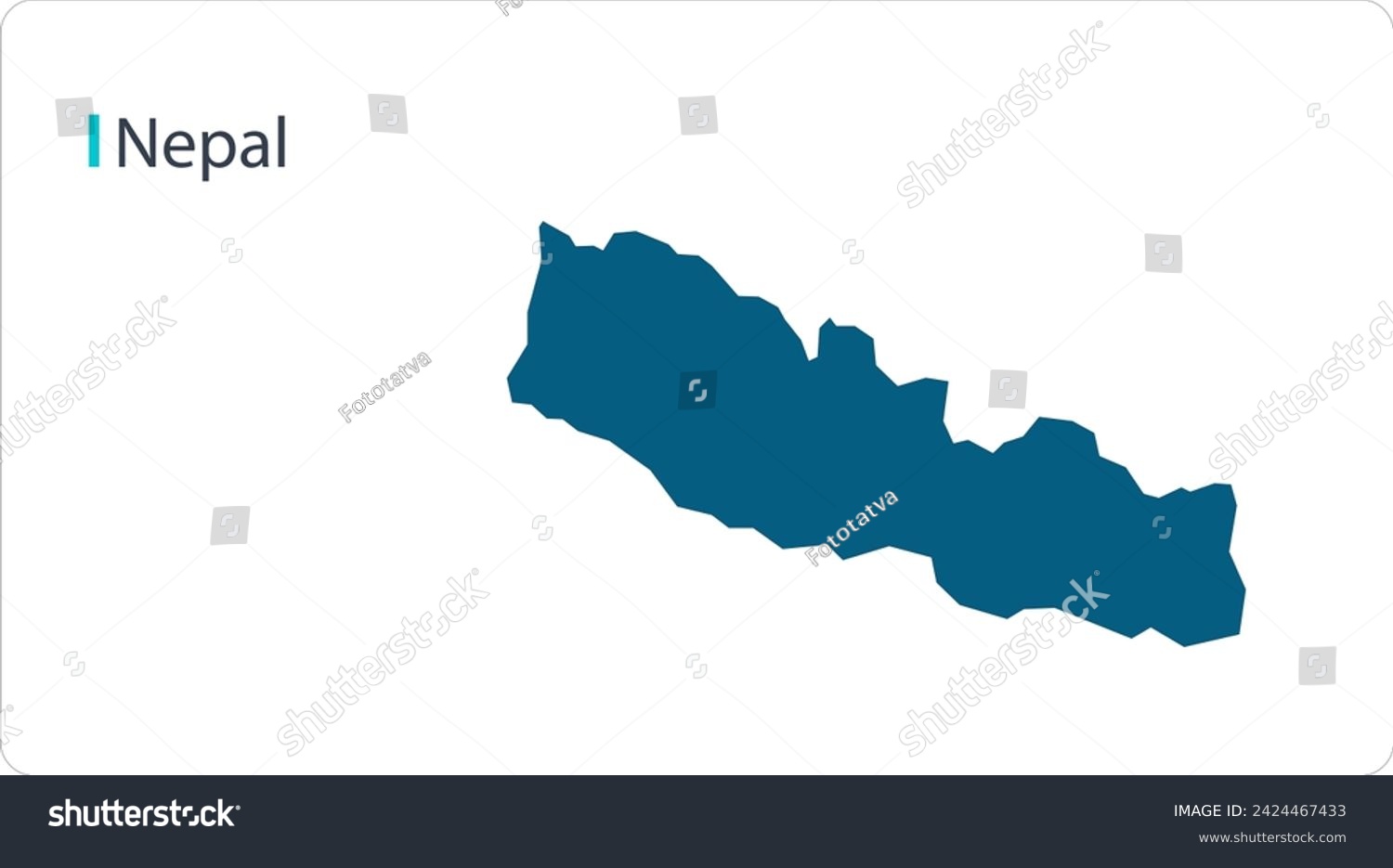 NEPAL Map, NEPAL country map, world map, vector, - Royalty Free Stock ...