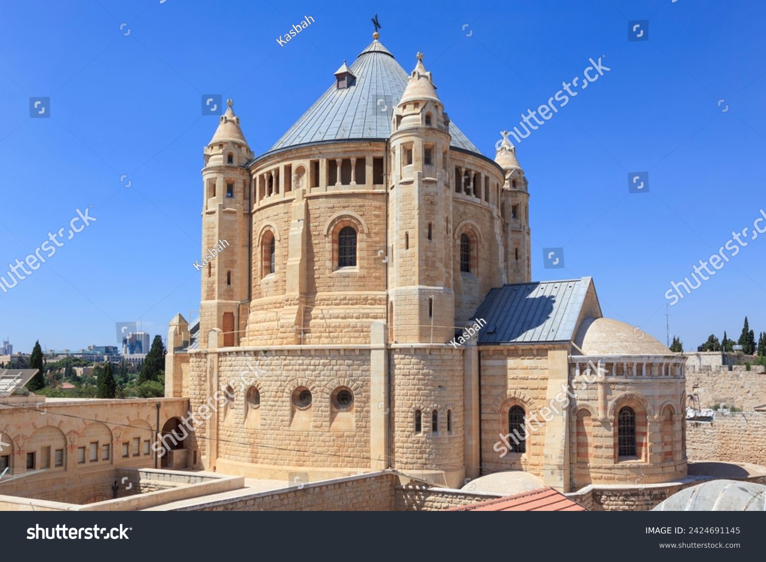 Abbey of the Dormition : Jerusalem, Israel #2424691145