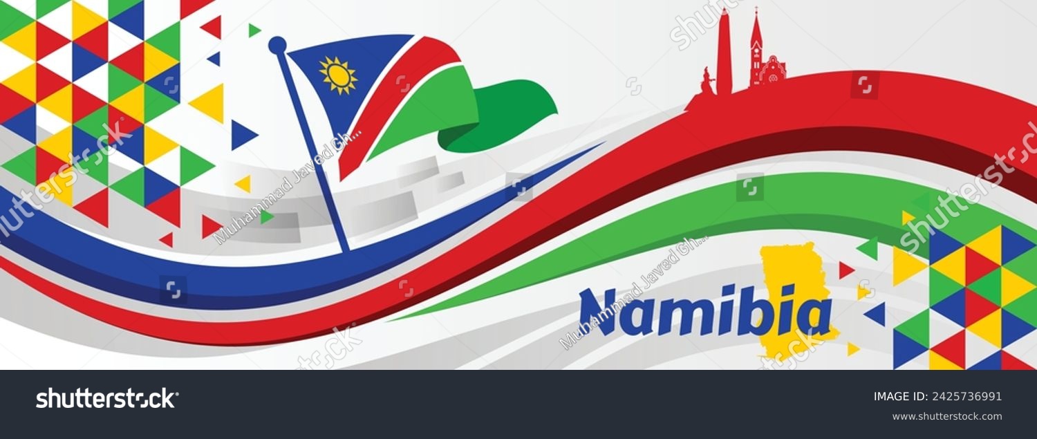 Namibia Independence Day Banner. Namibian - Royalty Free Stock Vector ...